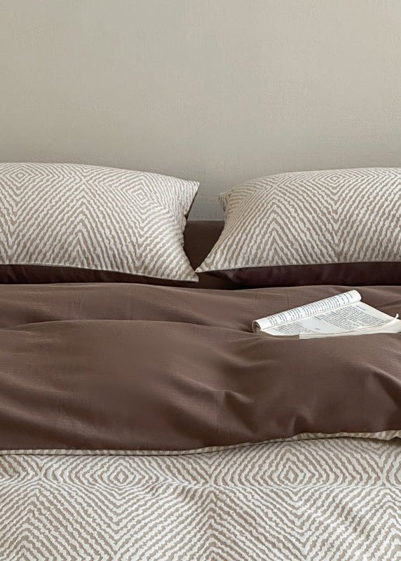-Ever Lasting - Alder Jacquard Bedding Set / Blue -Bedding Set -Ever Lasting