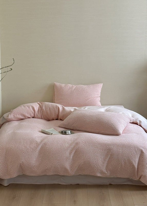 -Ever Lasting - Alder Jacquard Bedding Set / Blue -Bedding Set -Ever Lasting