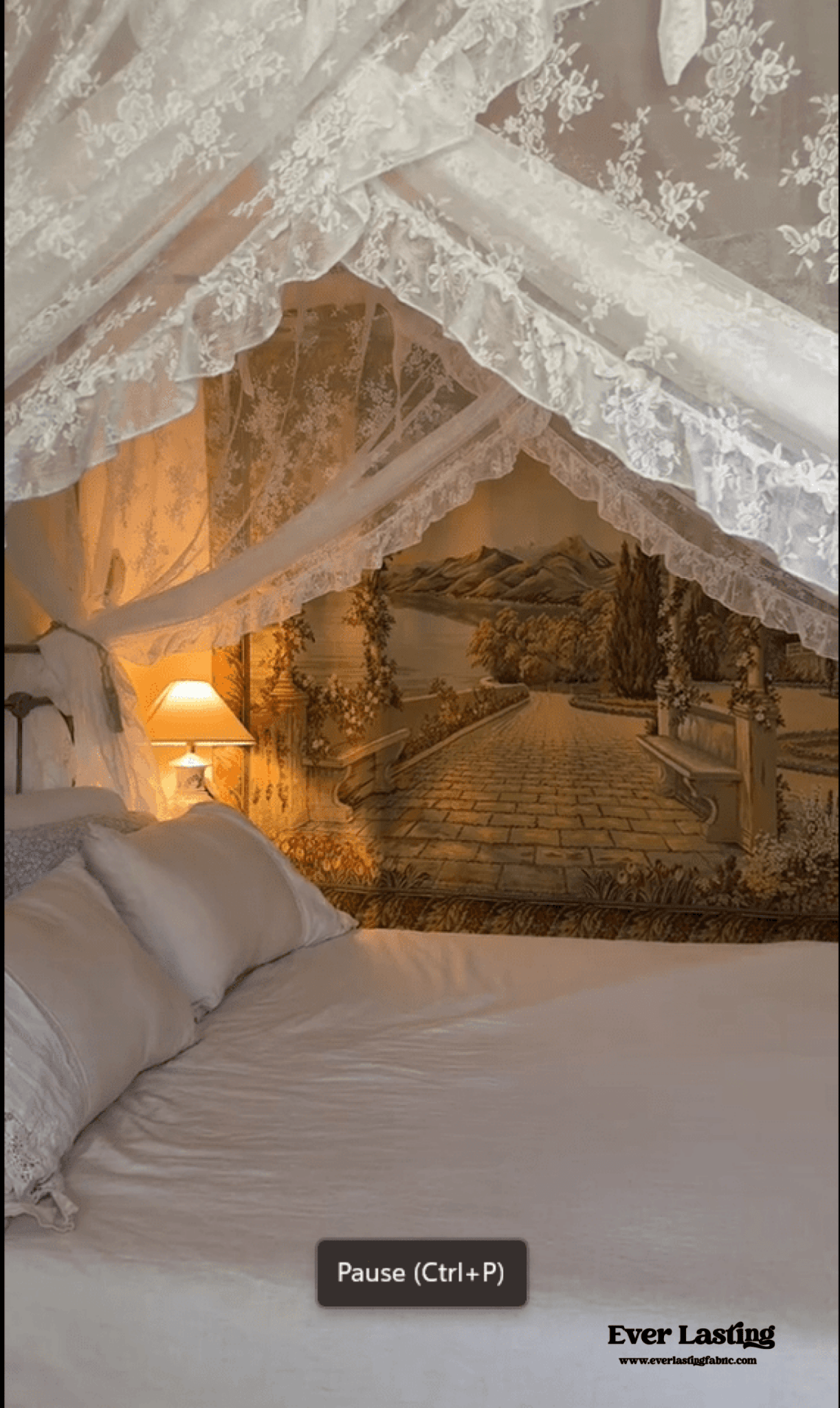 Amelie Lace Embroidered Linen Cotton Bedding Set - Ever Lasting