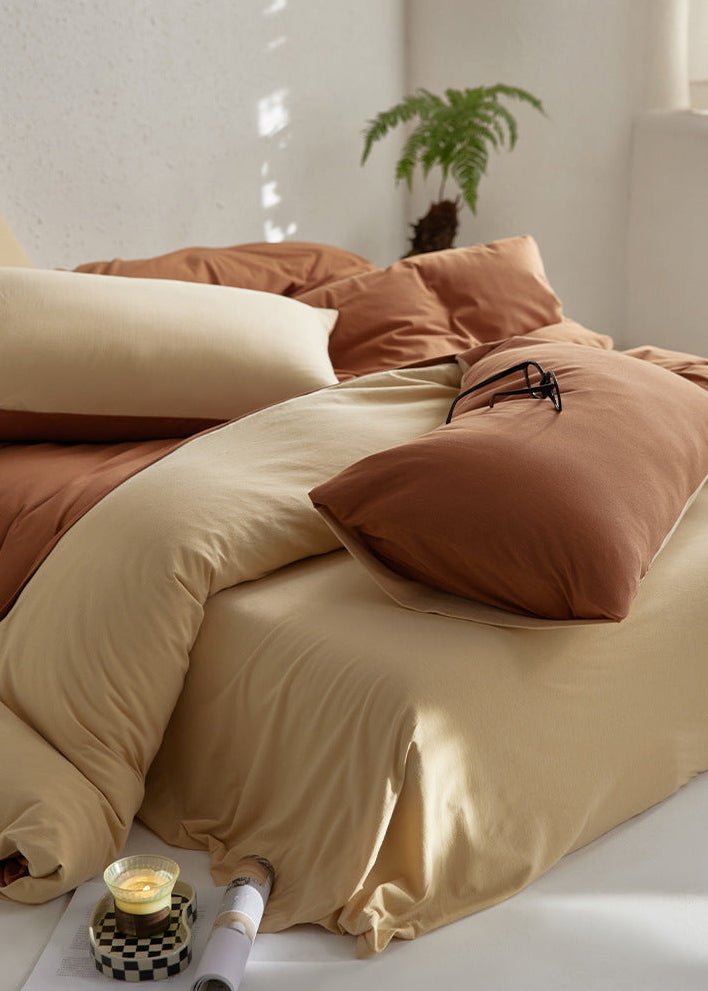 - Ever Lasting - Amora Naked Sleep Bedding Set / Beige - Bedding Set - Ever Lasting