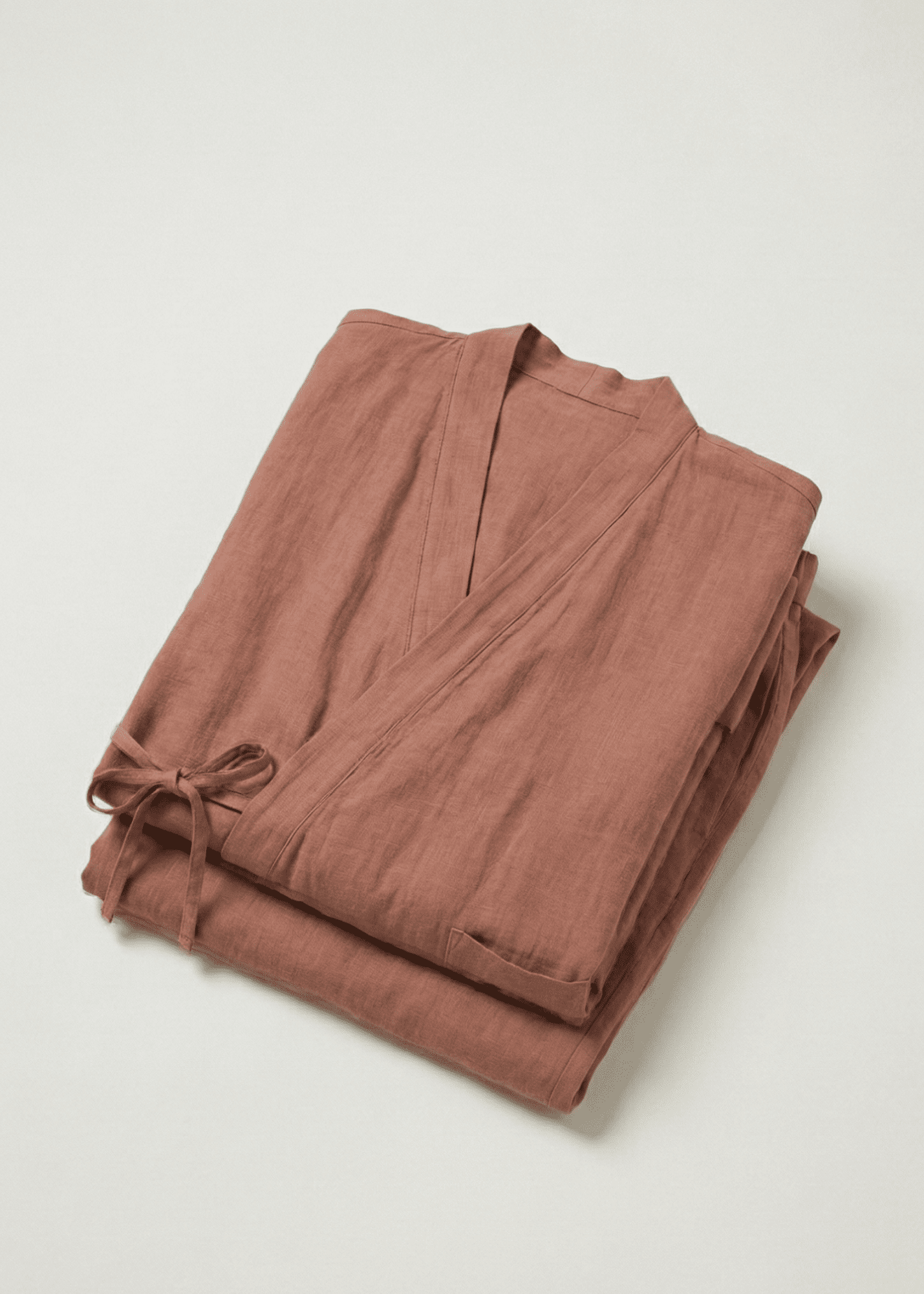 - Ever Lasting - Anaïs Japanese Style Cotton Kimono Pajama Set / Dark Red (Unisex) - Pajamas - Ever Lasting