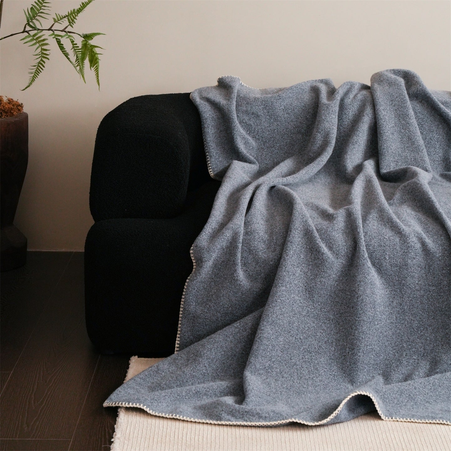 - Ever Lasting - Annalise Claystone Throw Blanket / Gray - Blanket - Ever Lasting
