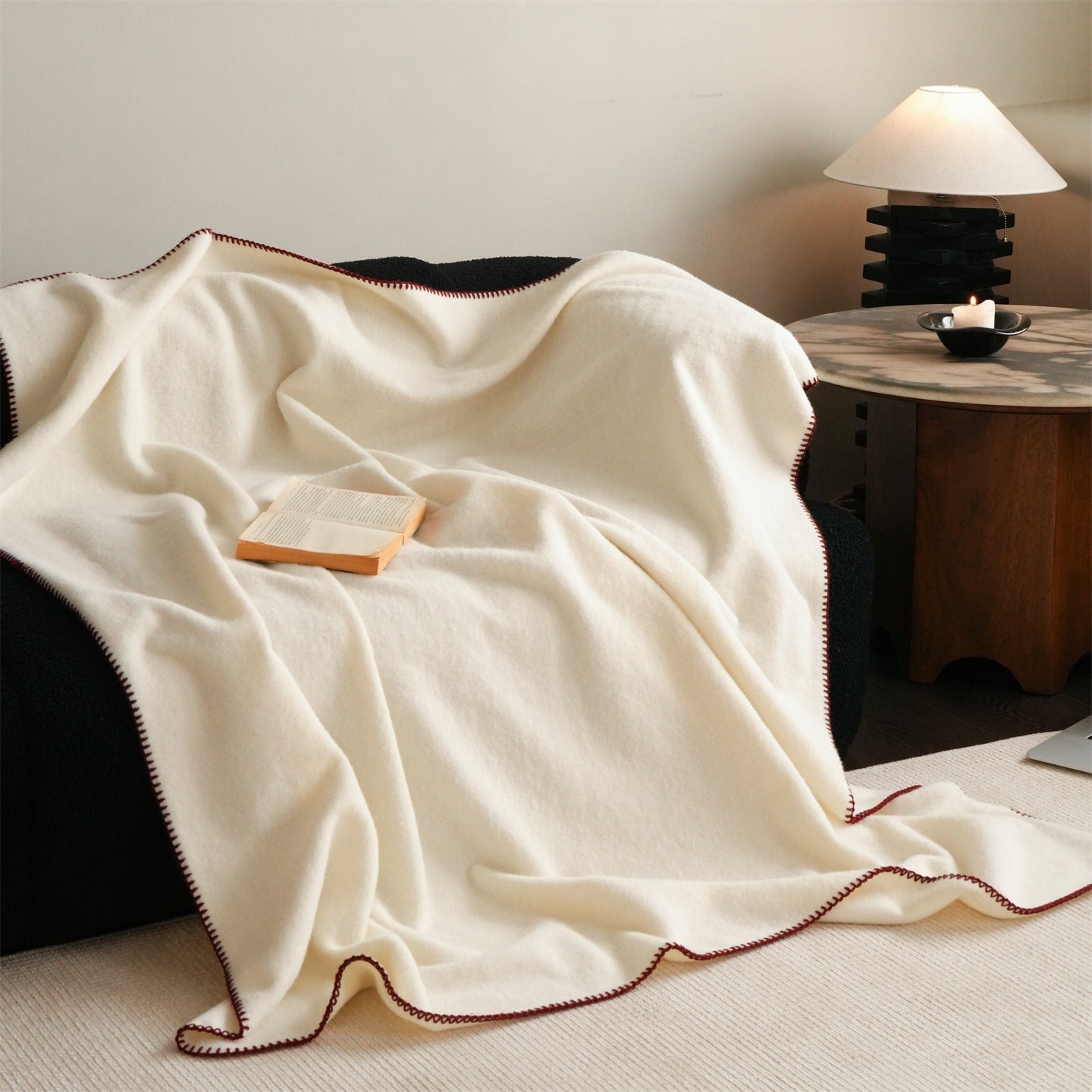 - Ever Lasting - Annalise Claystone Throw Blanket / Gray - Blanket - Ever Lasting