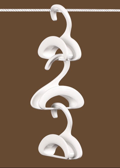 Arched Clothes Hanger & Bag Hook – Sleek, Space - Saving Design - Ever Lasting