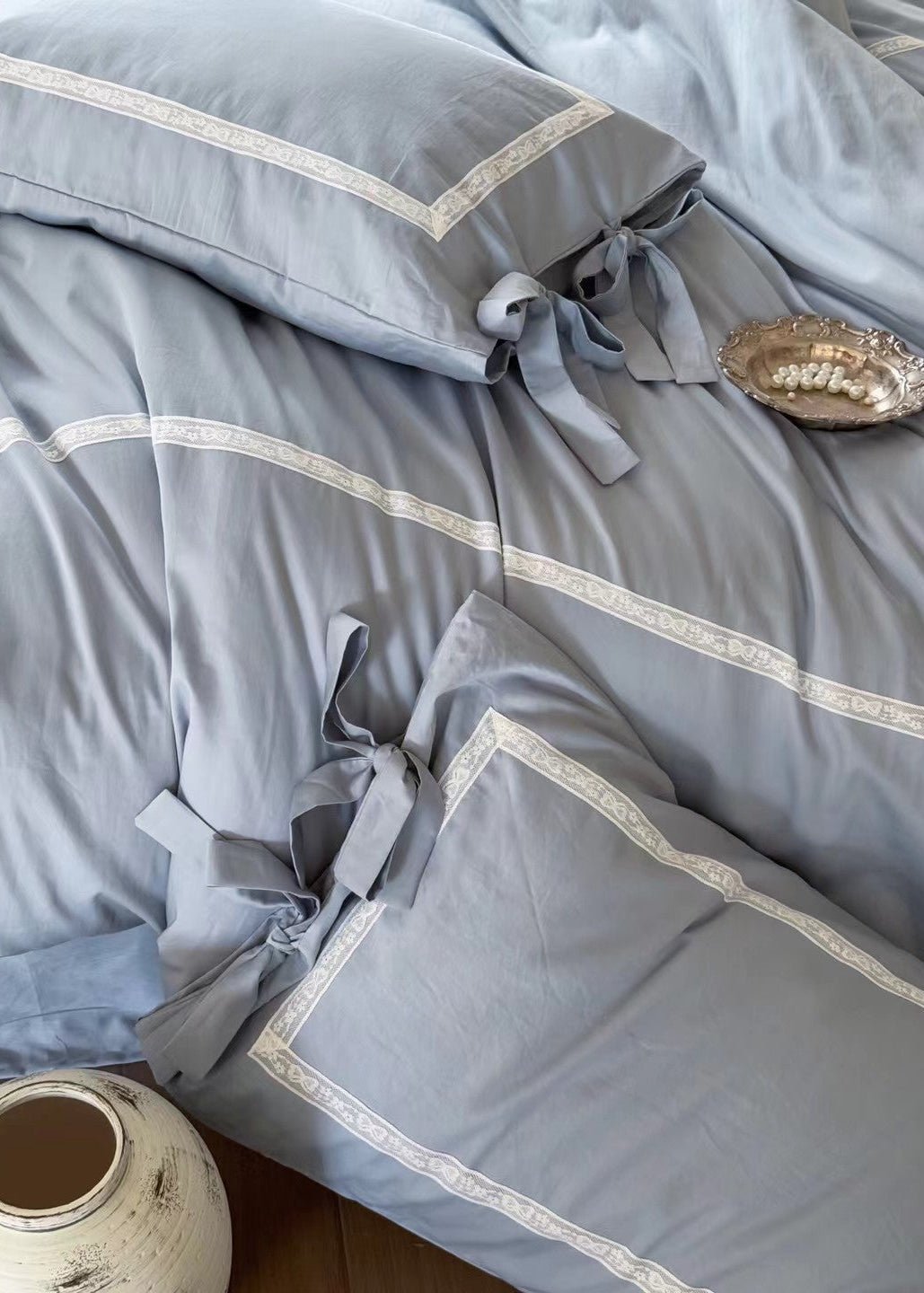 - Ever Lasting - Arden Pastel Bedding Set / Pink - Bedding Set - Ever Lasting