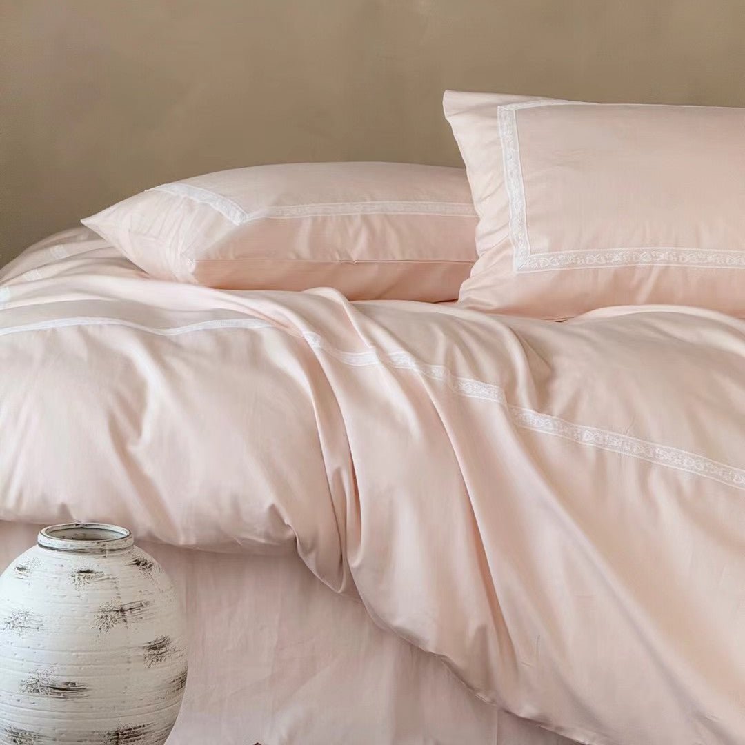 - Ever Lasting - Arden Pastel Bedding Set / Pink - Bedding Set - Ever Lasting