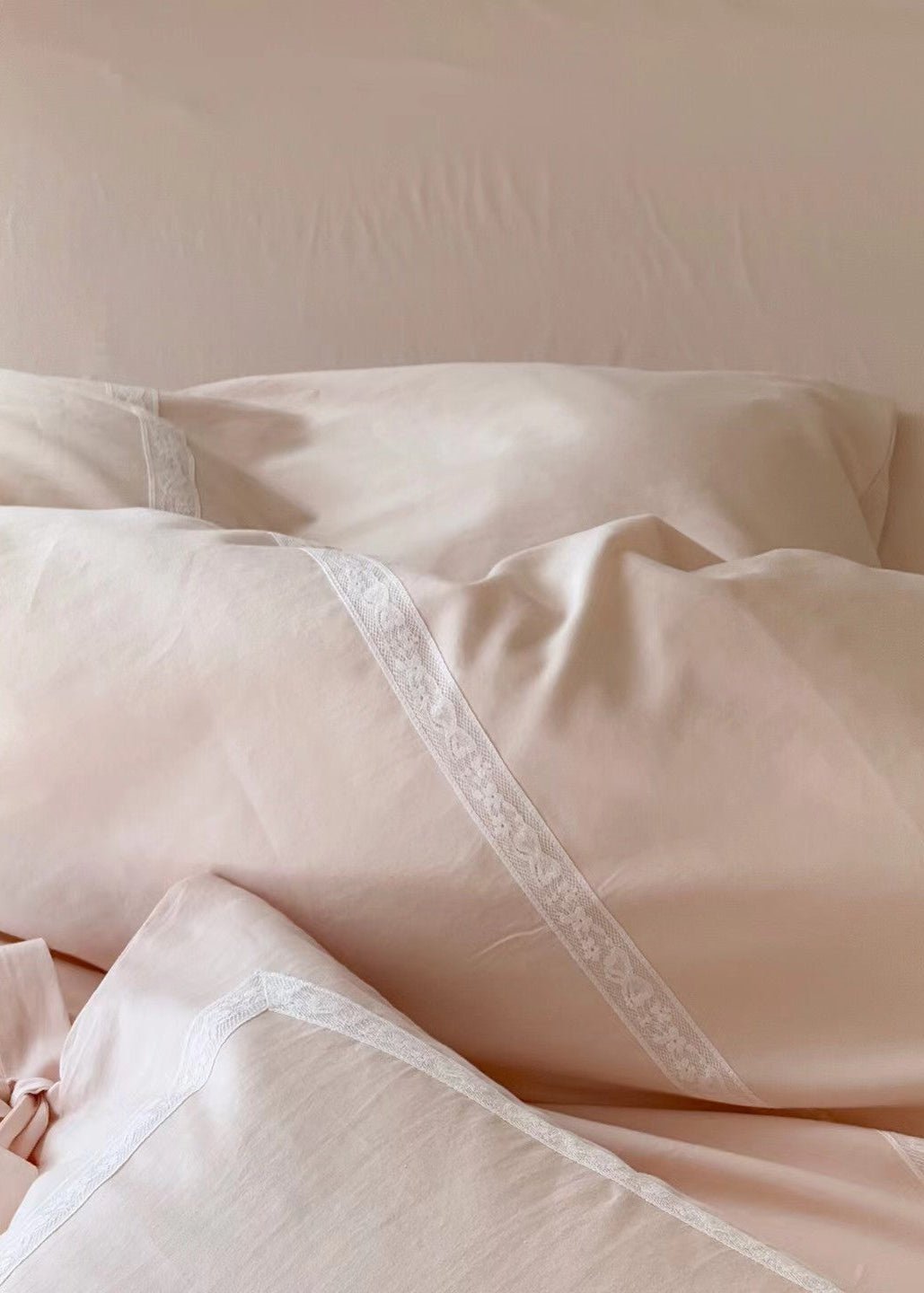 - Ever Lasting - Arden Pastel Bedding Set / Pink - Bedding Set - Ever Lasting