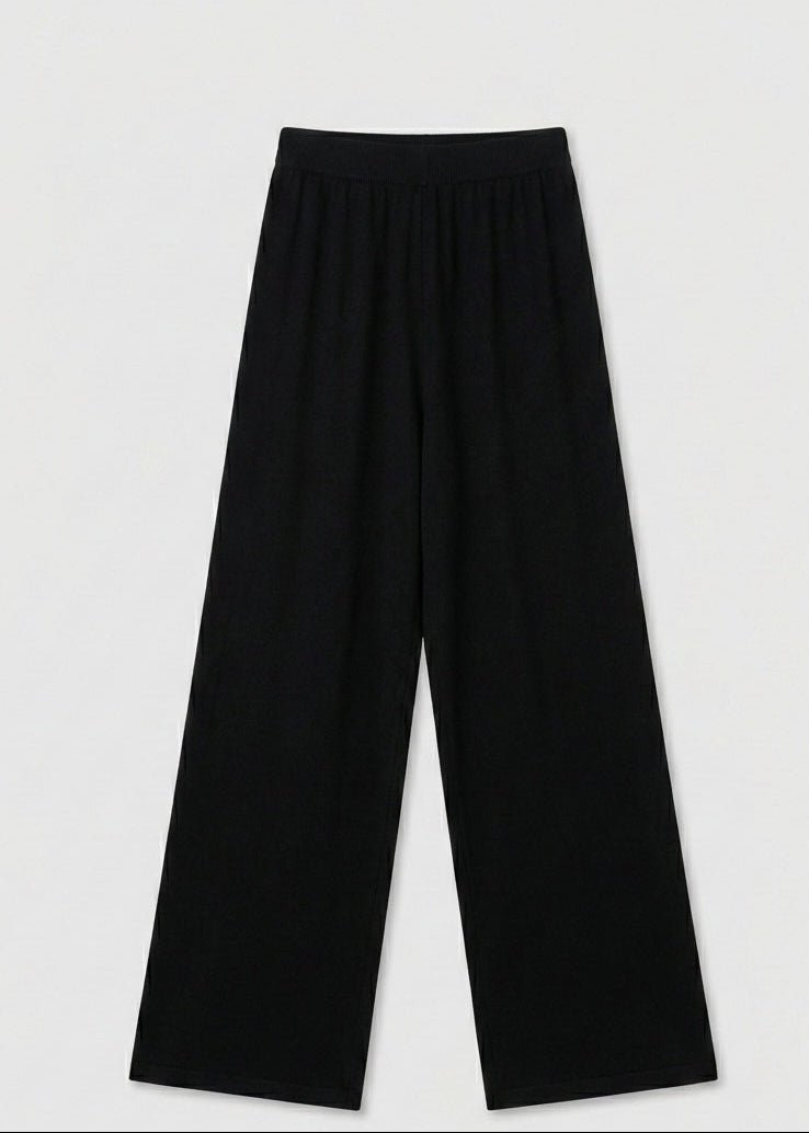 - Ever Lasting - Aspen Long - Sleeve Velvet Pajama Set / Black - Pajamas - Ever Lasting