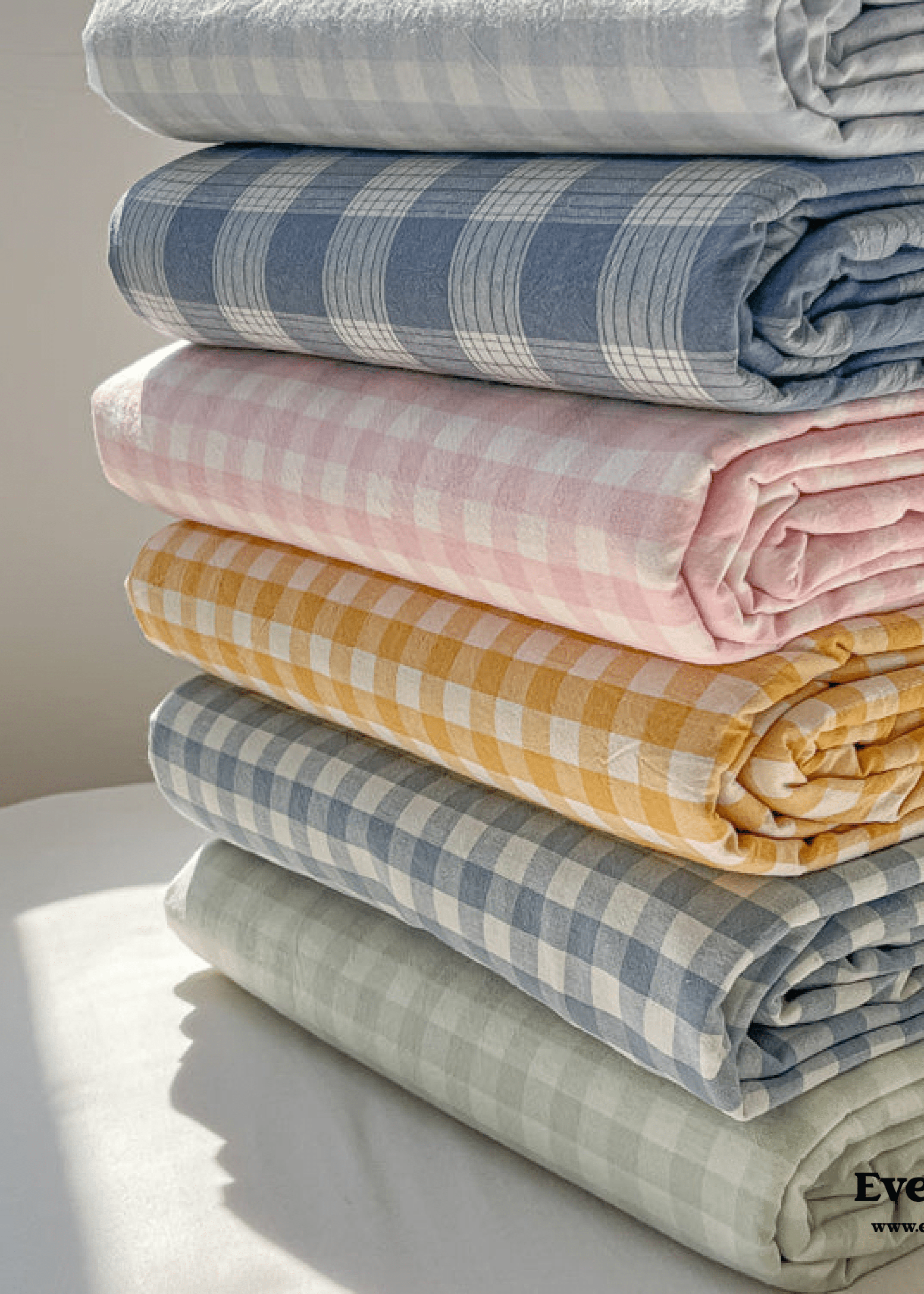 - Ever Lasting - Assorted Gingham & Plaid Bed Sheets - Bed Sheet - Ever Lasting