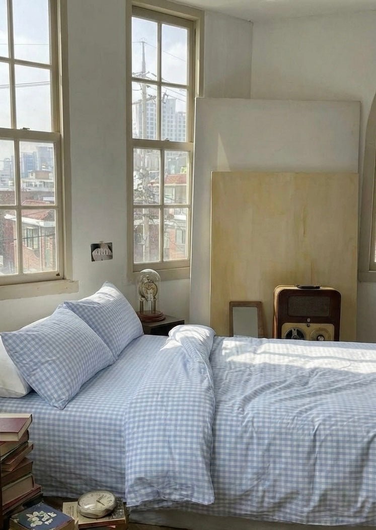 - Ever Lasting - Assorted Gingham & Plaid Small Room Bed Sheets - Bed Sheet - Ever Lasting