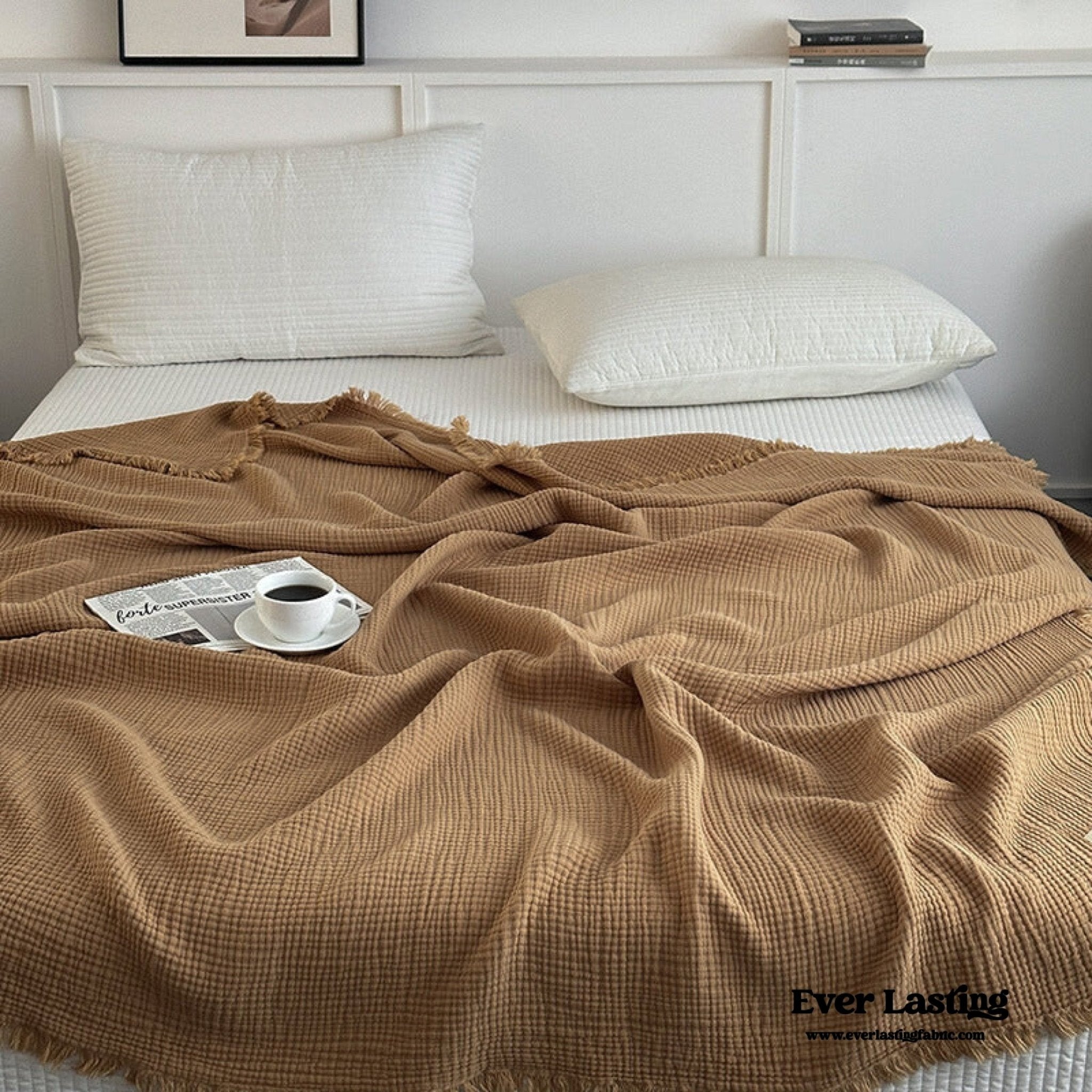 Assorted Latte Breathable Blanket / Ash Brown - Ever Lasting