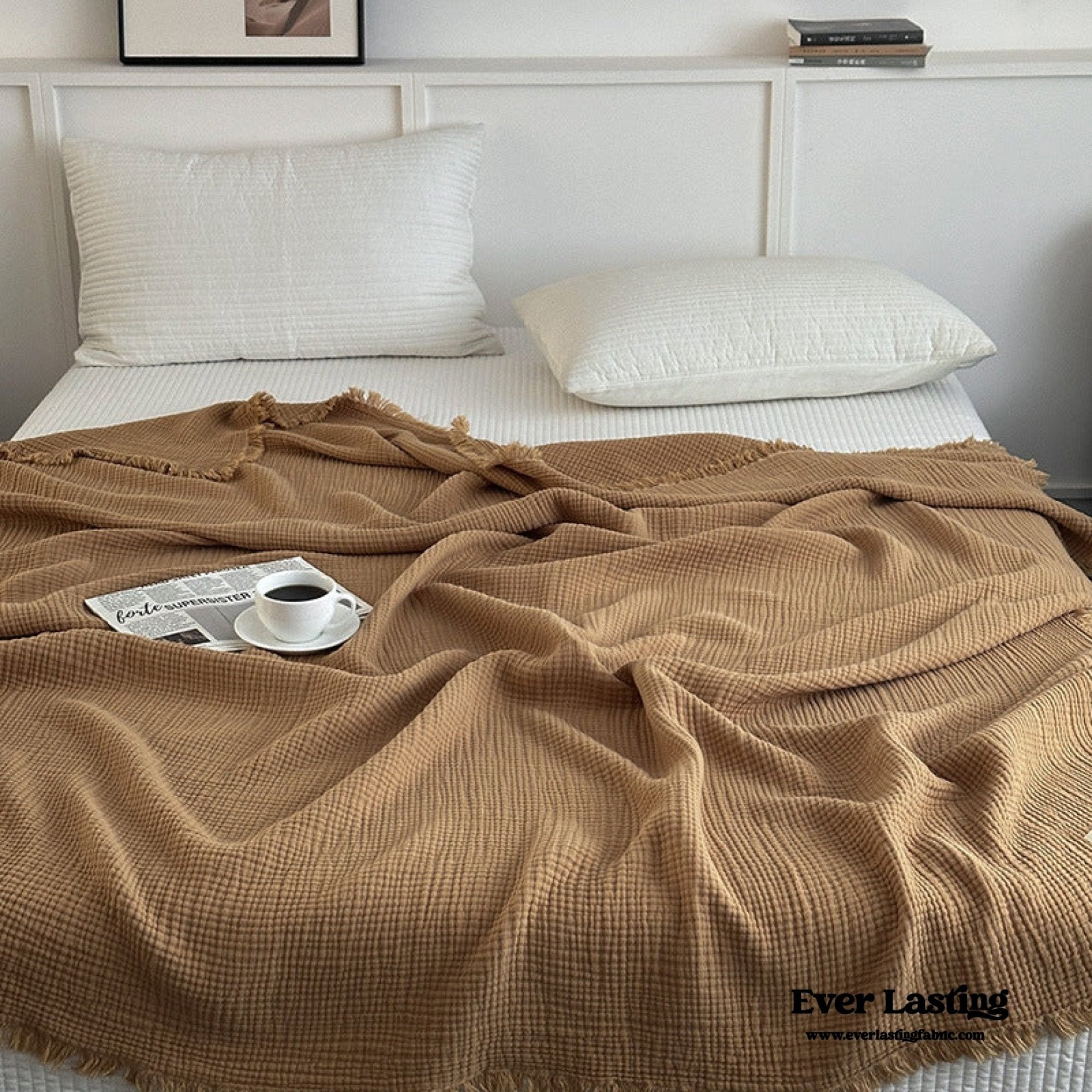 Assorted Latte Breathable Blanket / Cacao - Ever Lasting