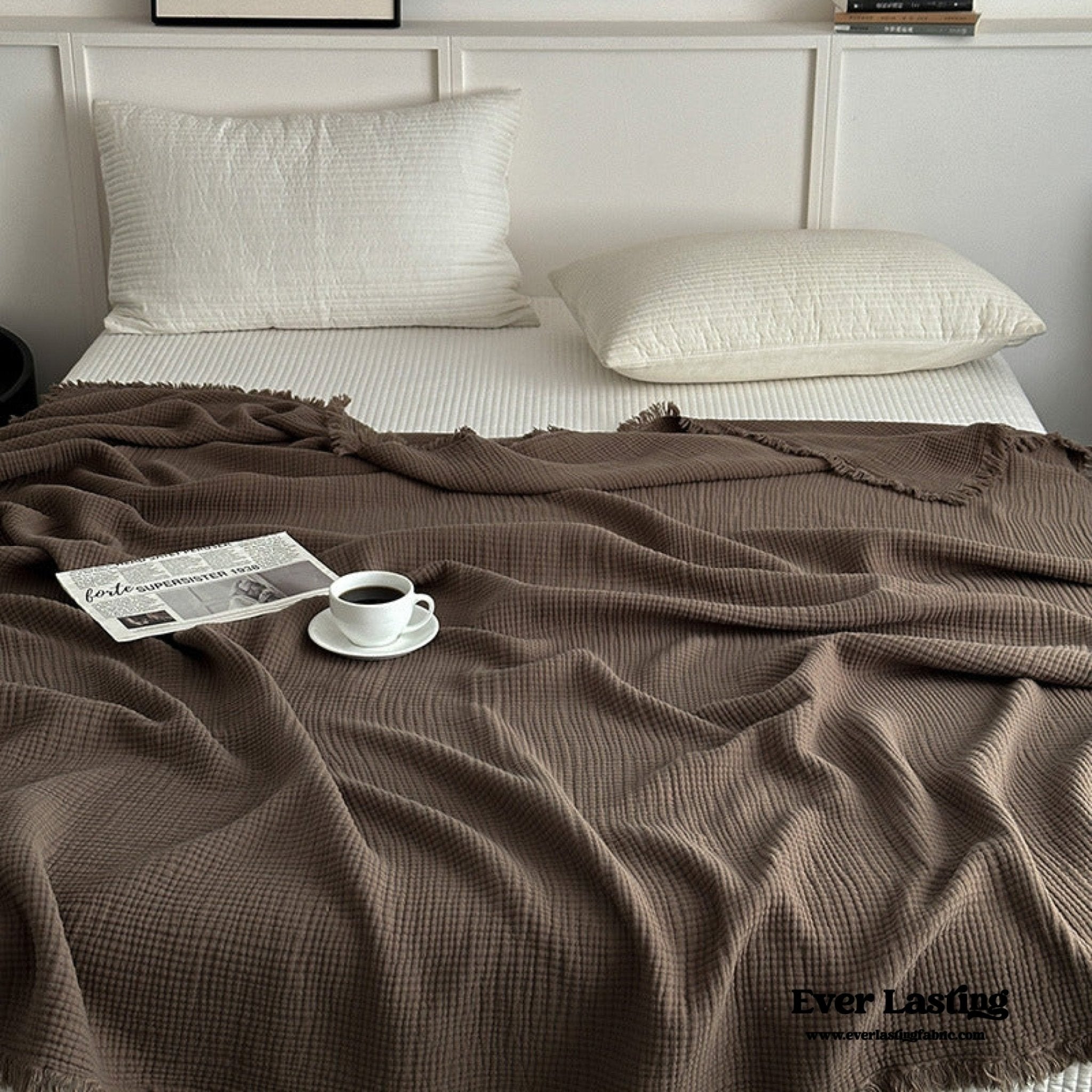 Assorted Latte Breathable Blanket / Cacao - Ever Lasting