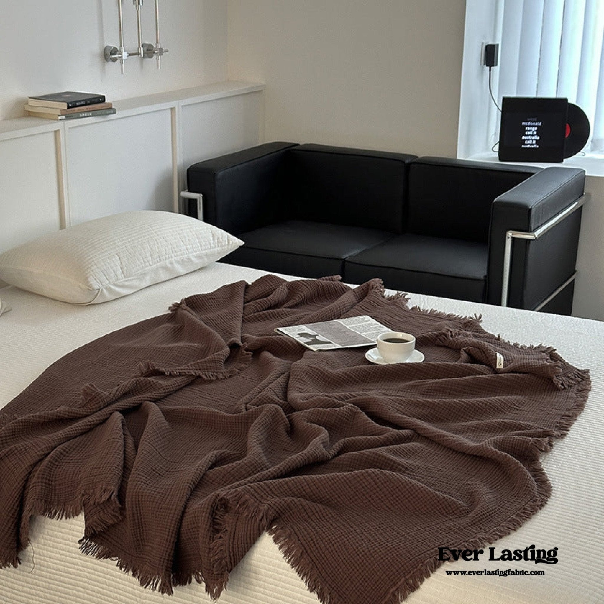Assorted Latte Breathable Blanket / Cacao - Ever Lasting