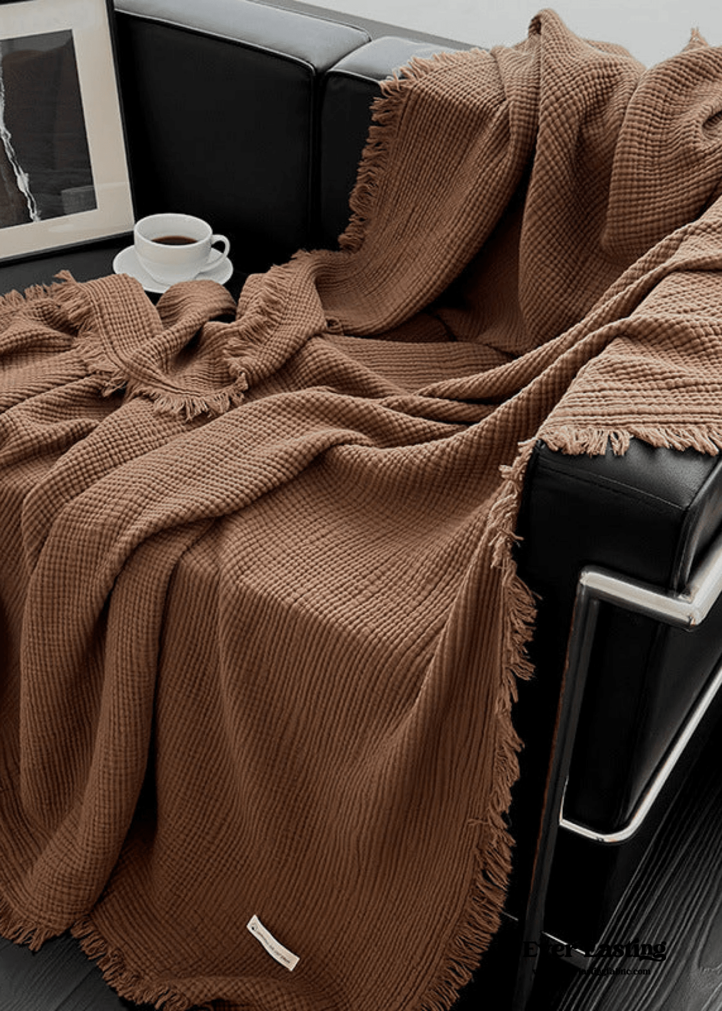 Assorted Latte Breathable Blanket / Caramel - Ever Lasting