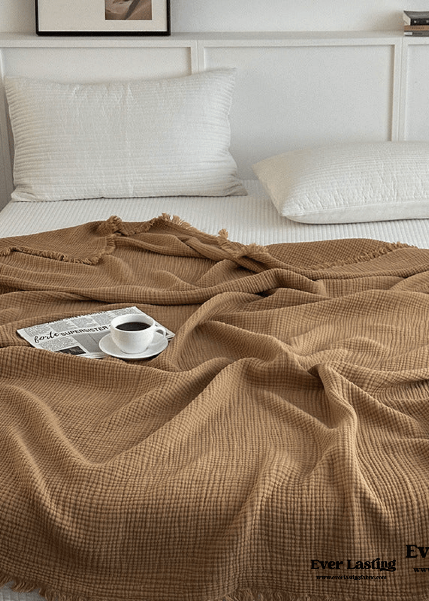 Assorted Latte Breathable Blanket / Caramel - Ever Lasting