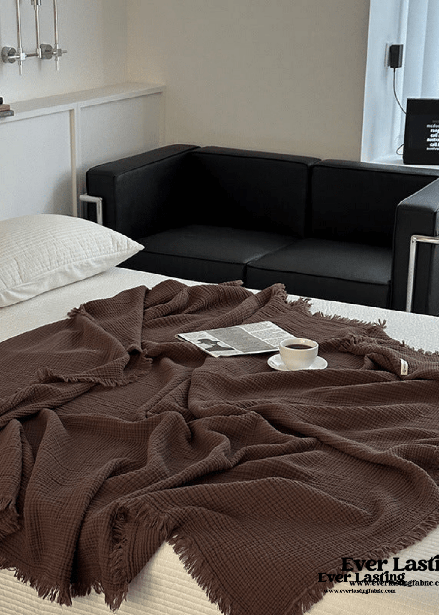 Assorted Latte Breathable Blanket / Caramel - Ever Lasting
