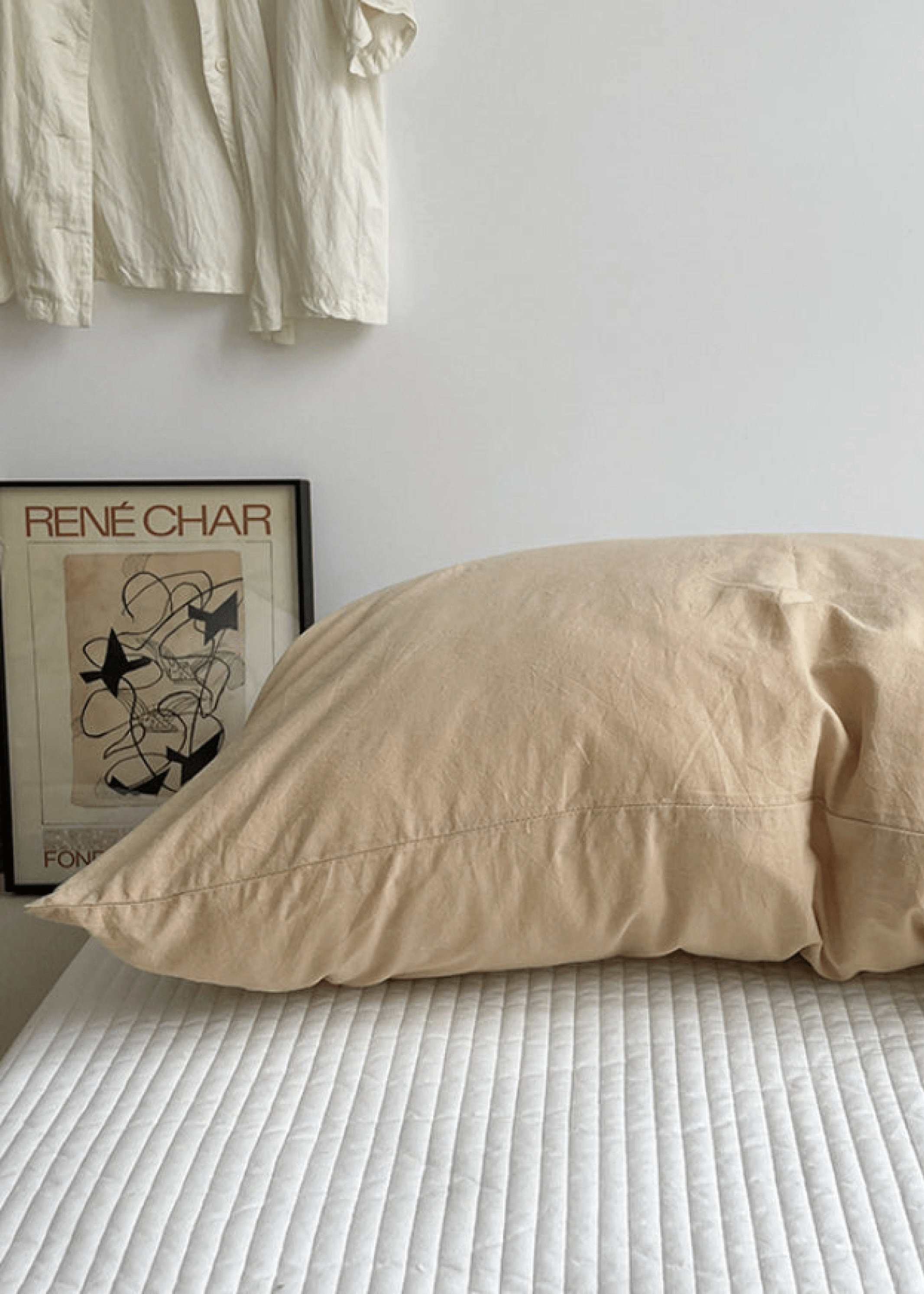 - Ever Lasting - Assorted Washed Cotton Pillowcases / Floral Beige - Pillow Cases - Ever Lasting