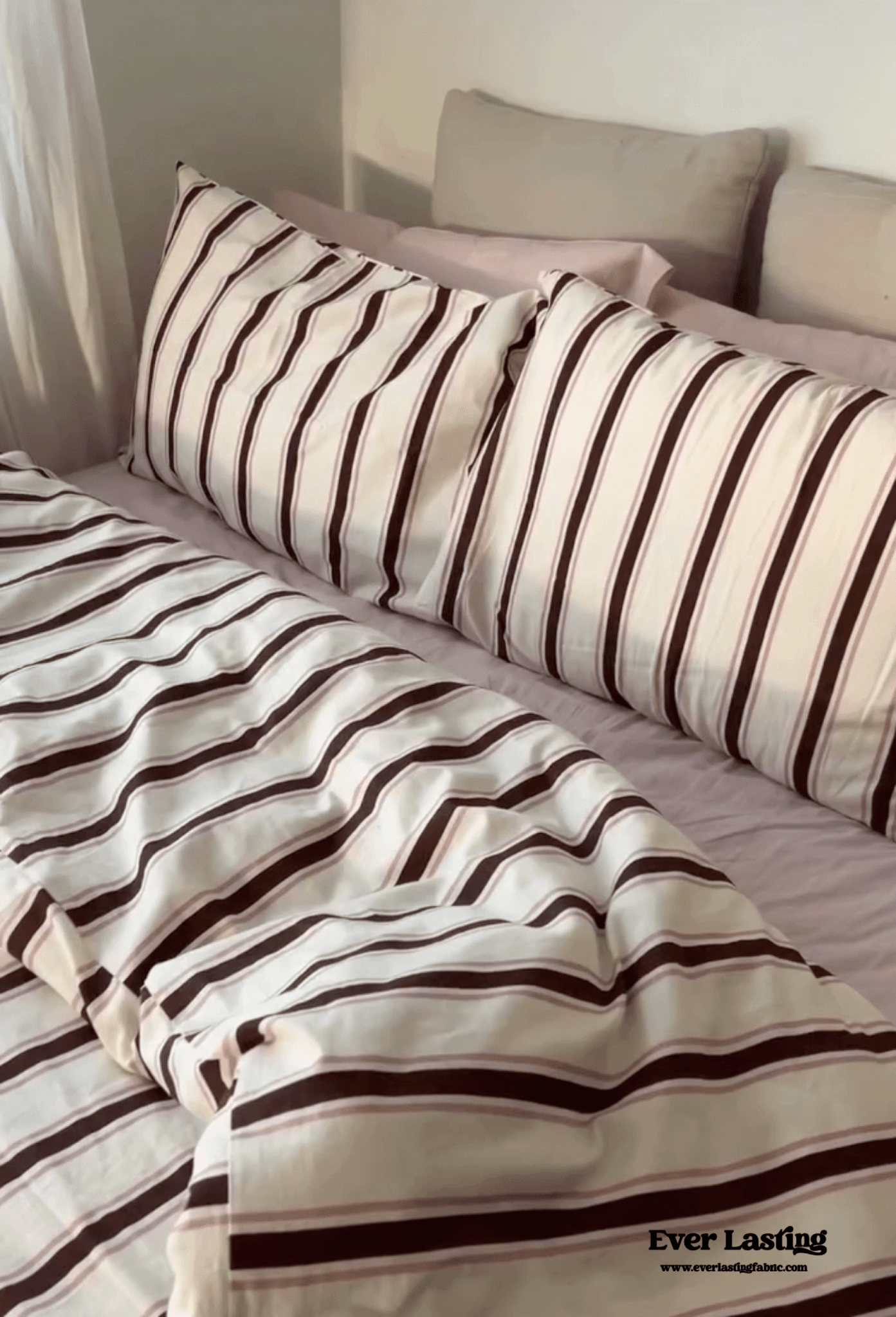Assorted Washed Cotton Striped Duvet Cover - Ever Lasting