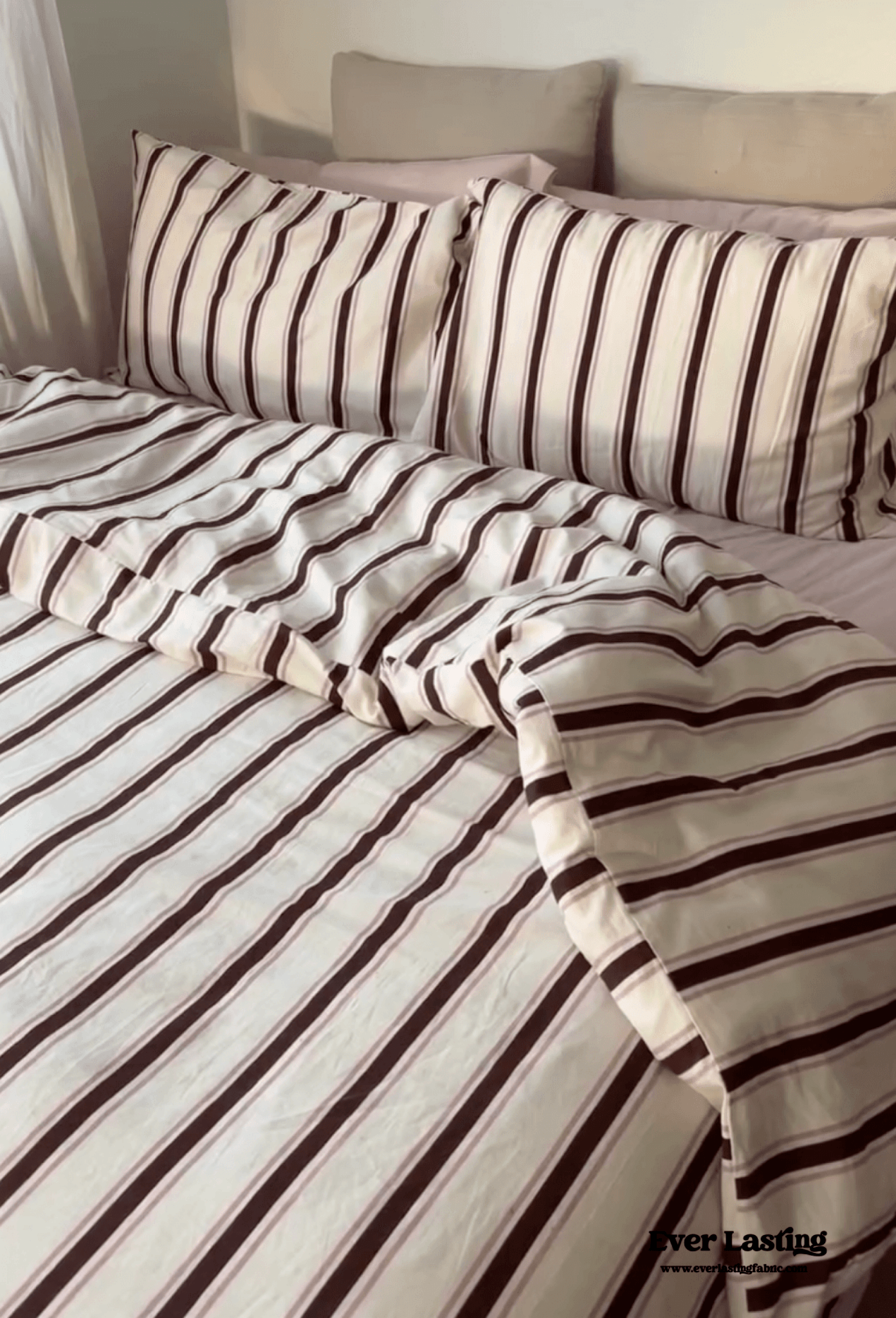 Assorted Washed Cotton Striped Duvet Cover - Ever Lasting