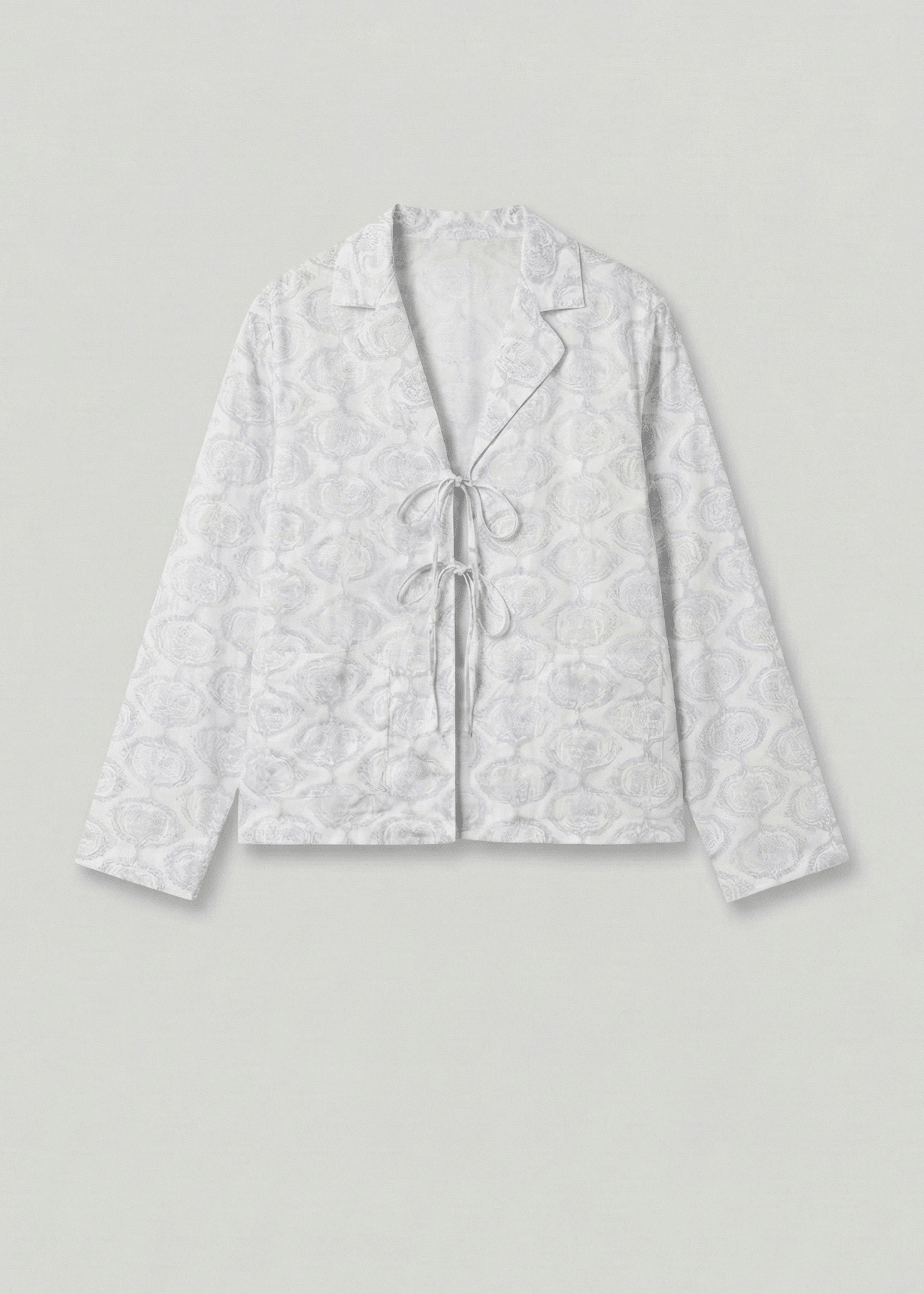 - Ever Lasting - Aurora Lace - Up Lapel Pajama Set / Blue - Pajamas - Ever Lasting