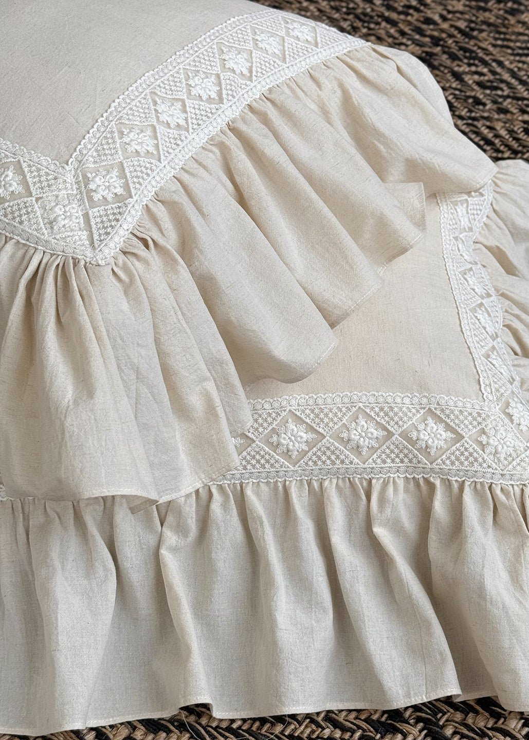 -Ever Lasting - Avalon Ruffle Lace Bedding Bundle -Bedding Bundle -Ever Lasting