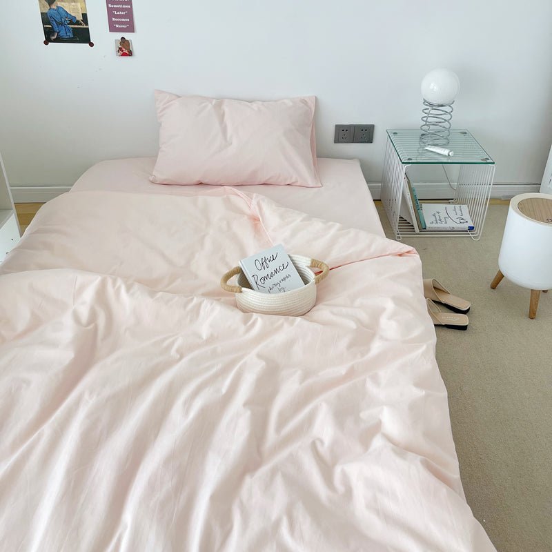 - Ever Lasting - Barbie Pink Washed Cotton Bedding Set - Bedding Set - Ever Lasting