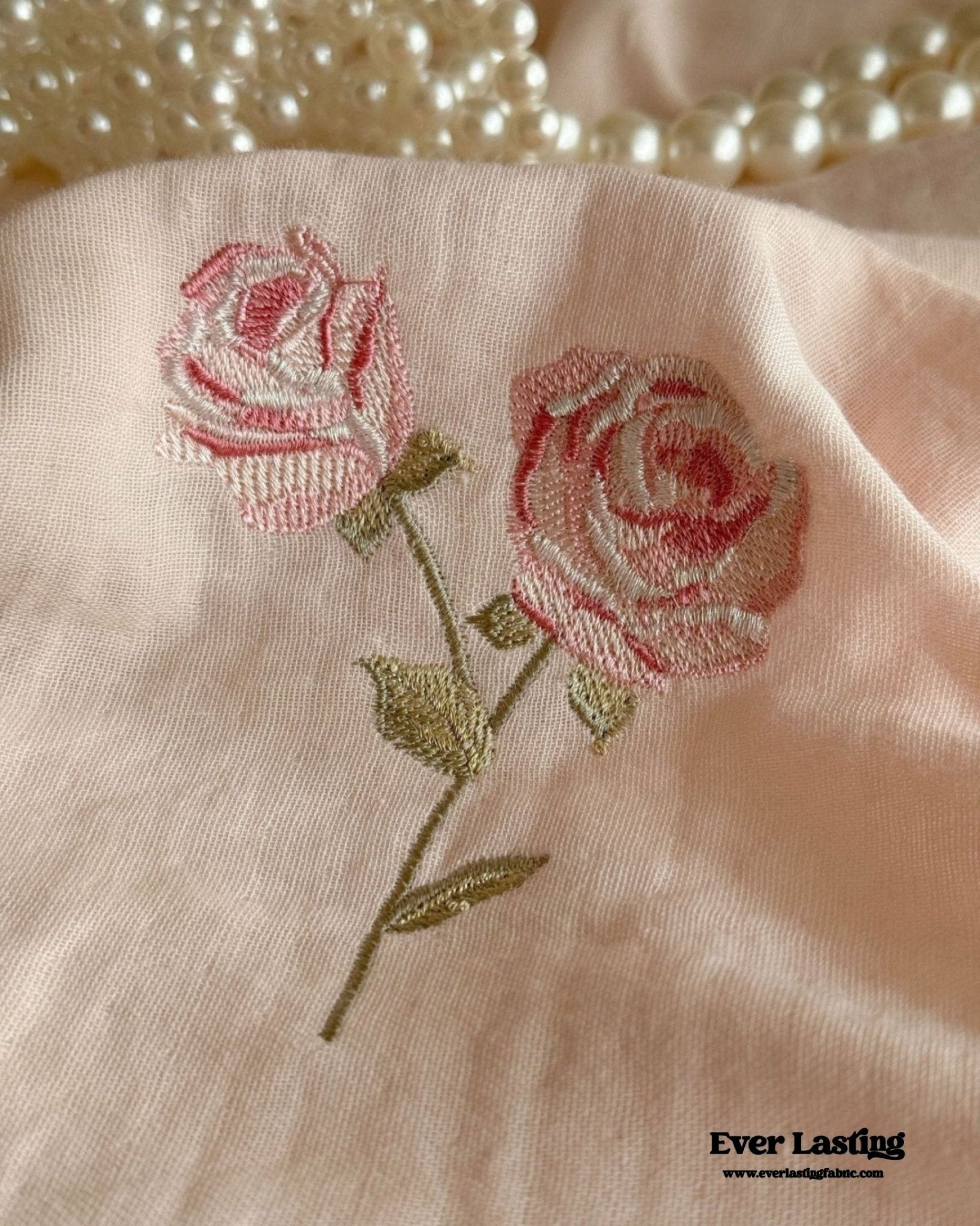 Beatrice Rose Lace Ruffle Bedding Set / Blue - Ever Lasting