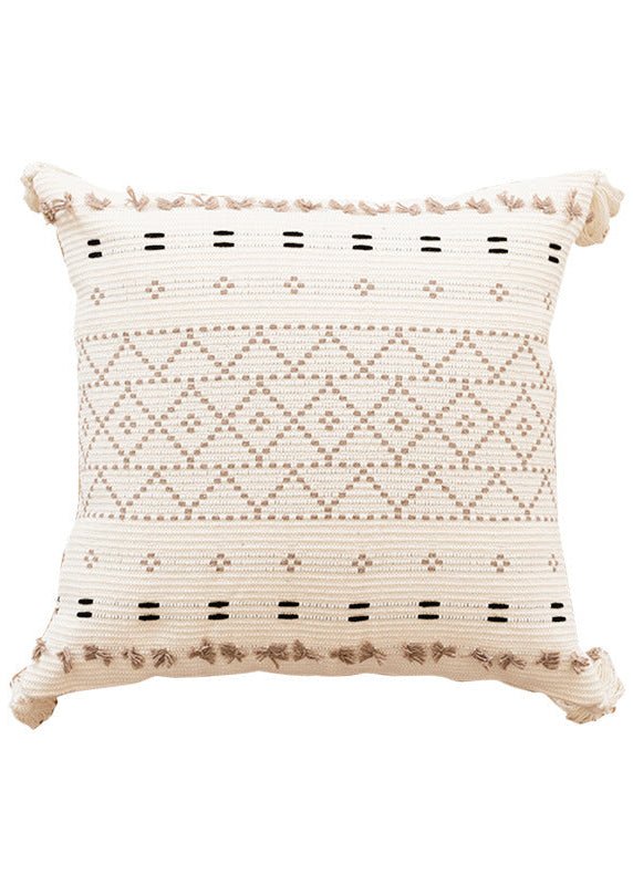 Beige Sandstone Square Tufted Pillowcase Decor Pillows - Ever Lasting
