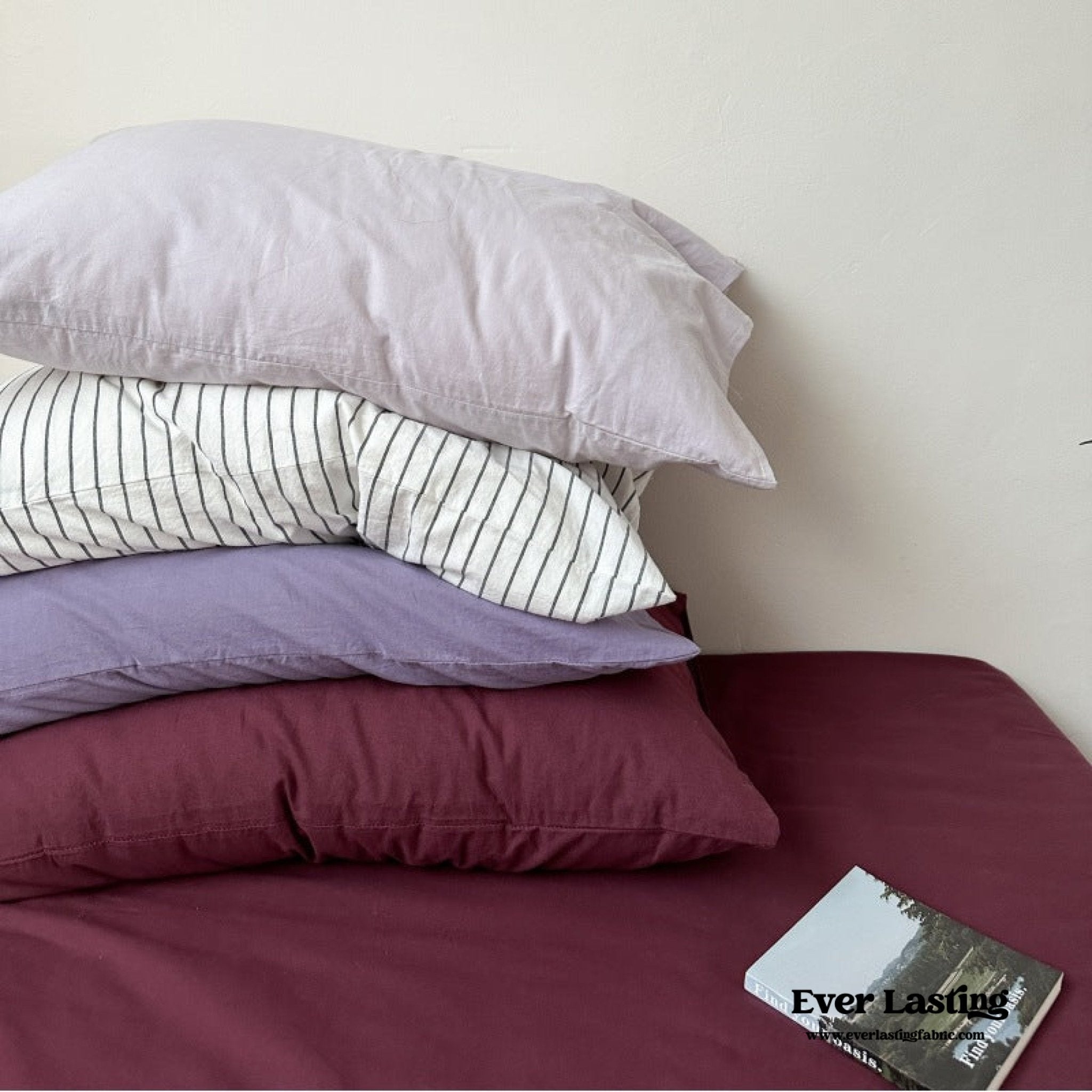 Berry Crush Washed Cotton Pillowcases - Ever Lasting