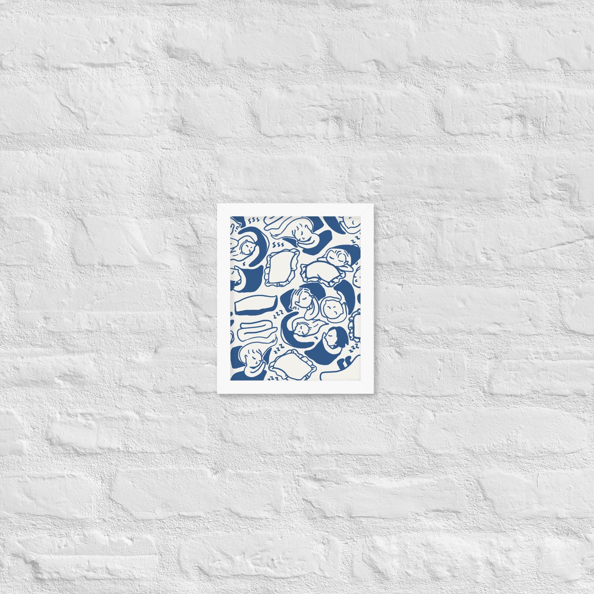 - Ever Lasting - Blue Dreams - Cozy Bedroom Art Print - Ever Lasting