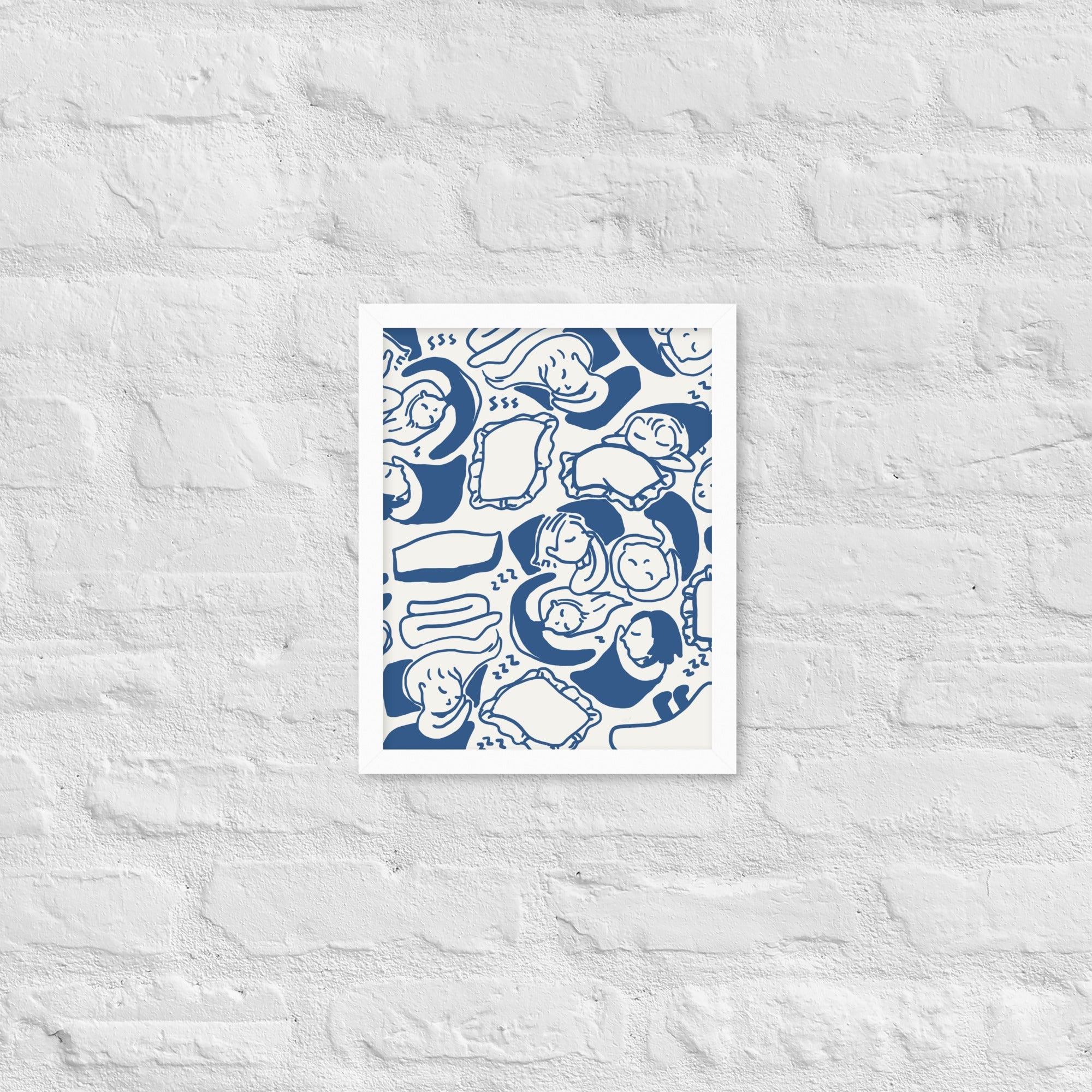 - Ever Lasting - Blue Dreams - Cozy Bedroom Art Print - Ever Lasting