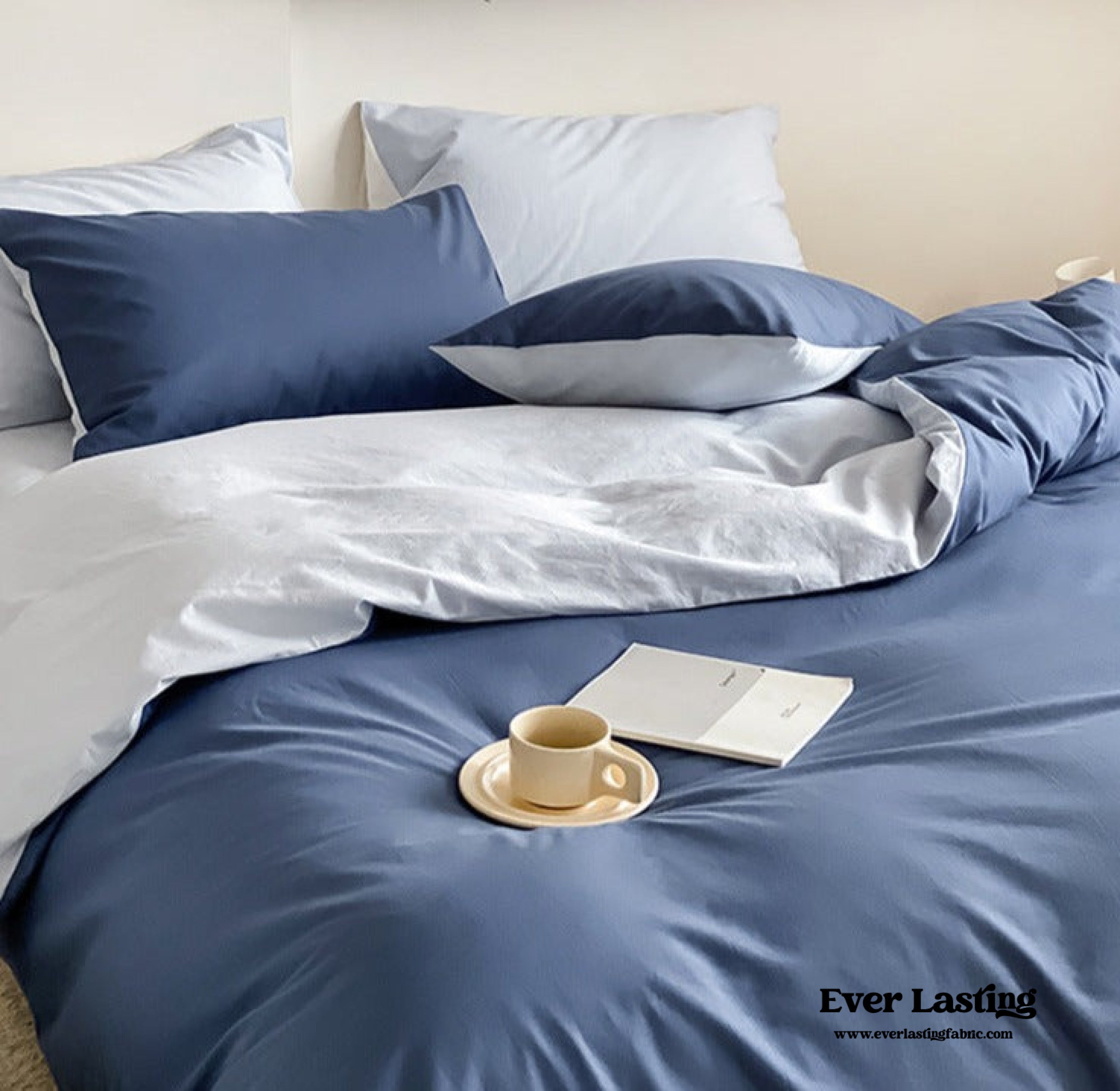 Bold Duo Reversible Bedding Set / Burnt Orange + Custard