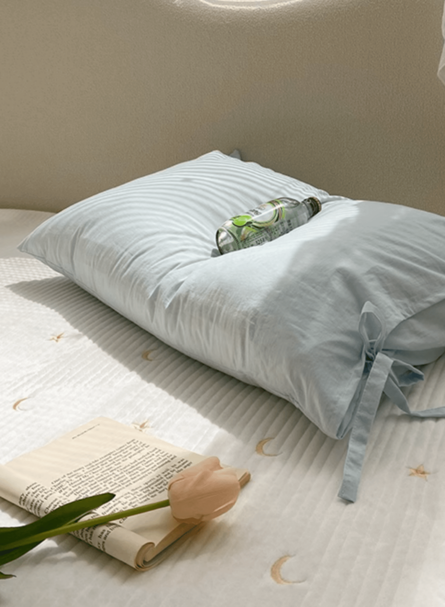 Bow Tied Ribbon Pastel Pillowcases (6 Colors) - Ever Lasting