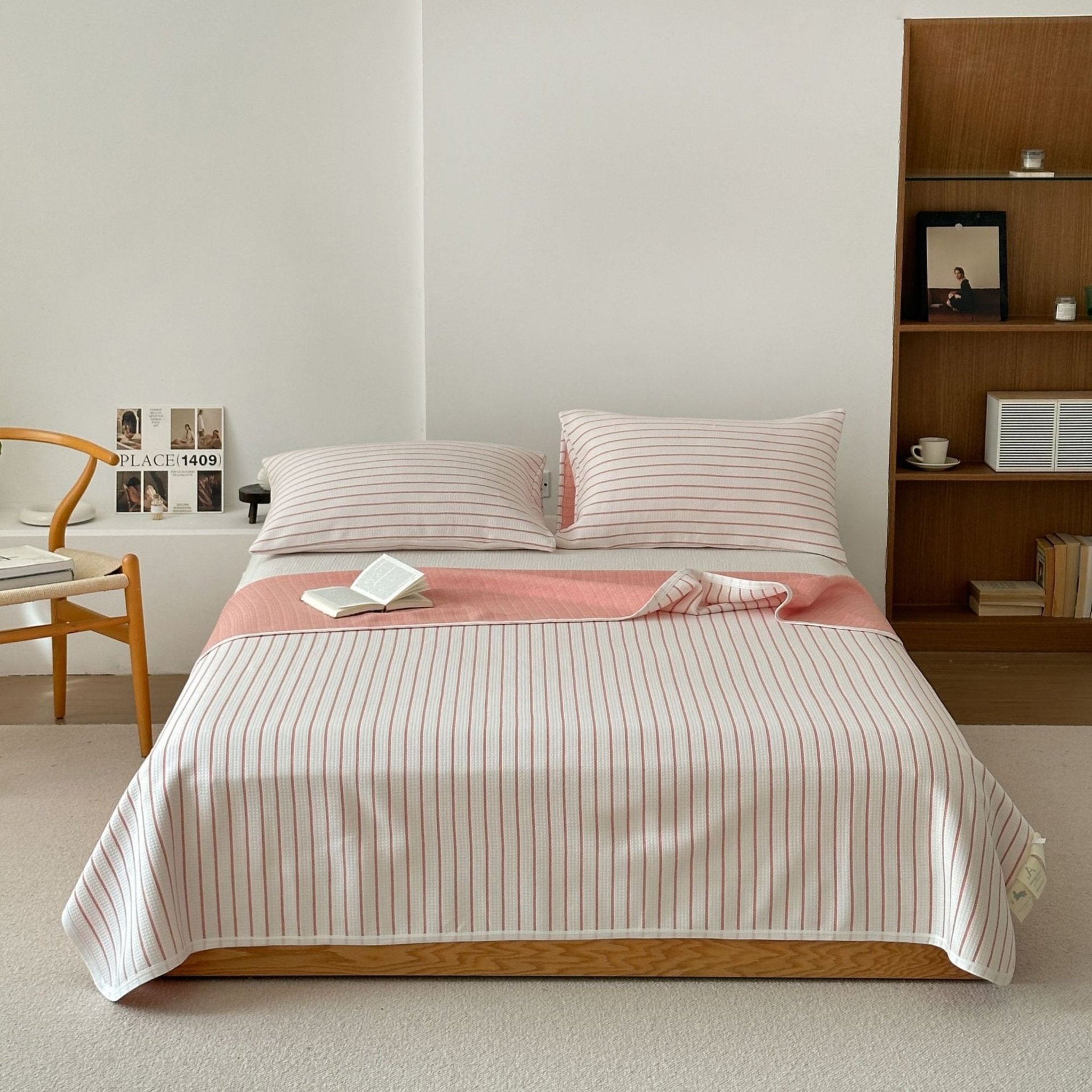 Breathable Pastel Knitted Blanket / Lemon Yellow - Ever Lasting