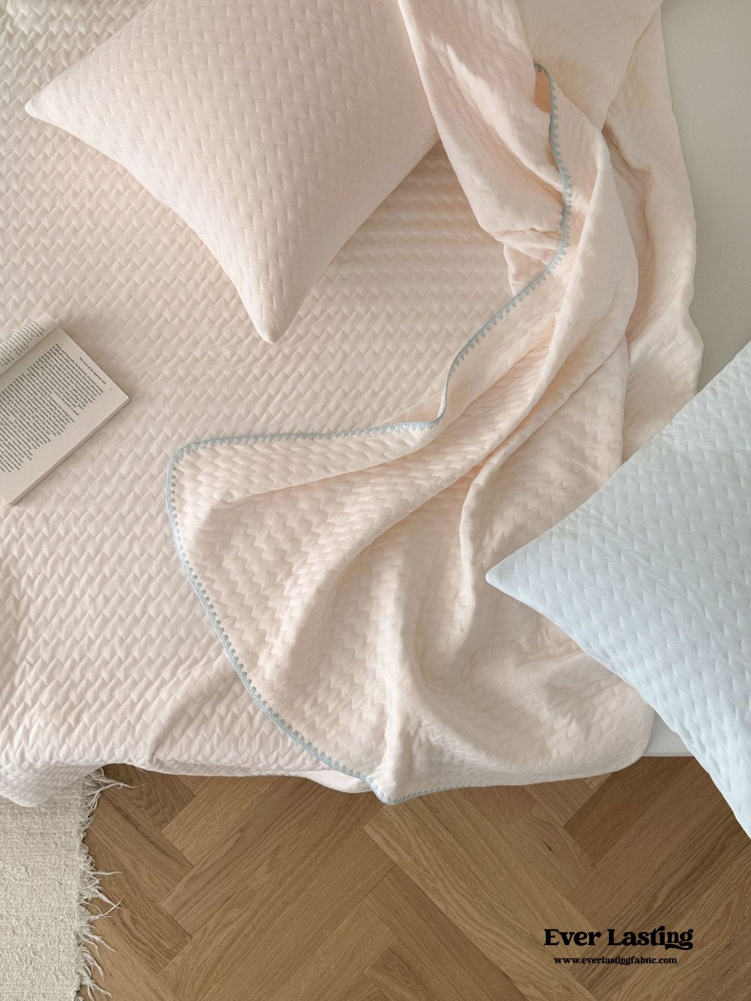 Breathable Pastel Knitted Blanket / Lemon Yellow - Ever Lasting