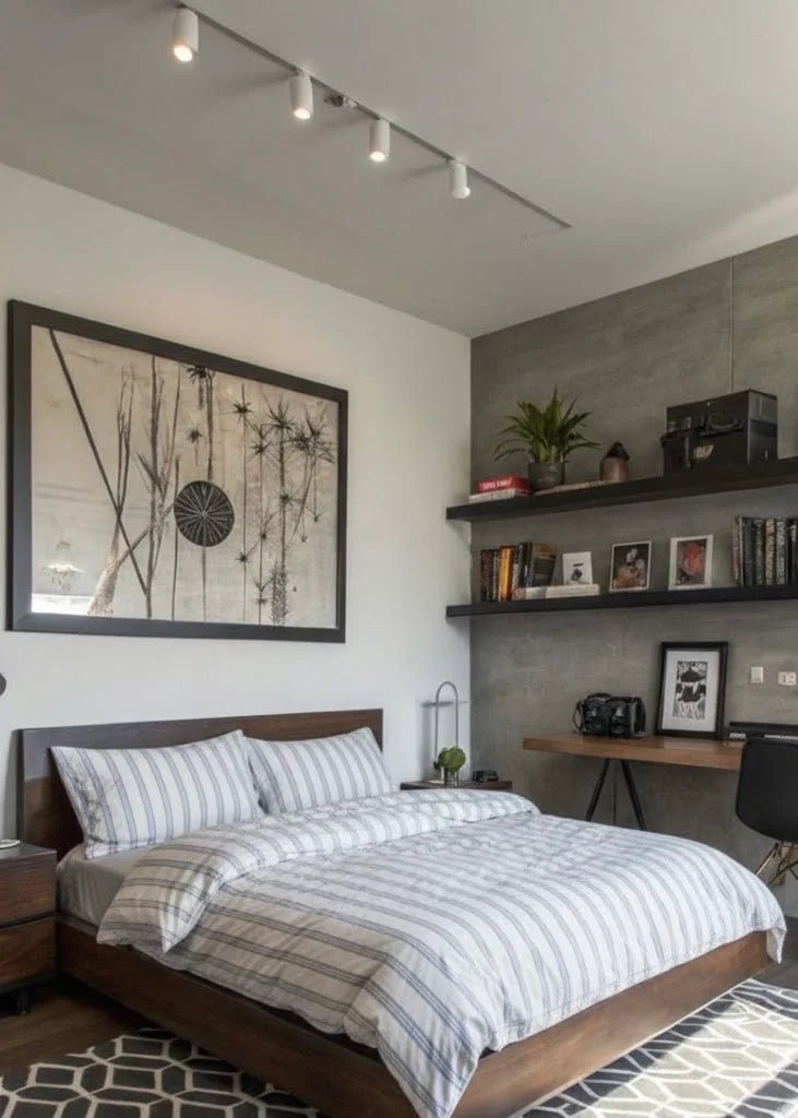 - Ever Lasting - Breezy Stripe Washed Cotton Blue Bedding Set - Bedding Set - Ever Lasting