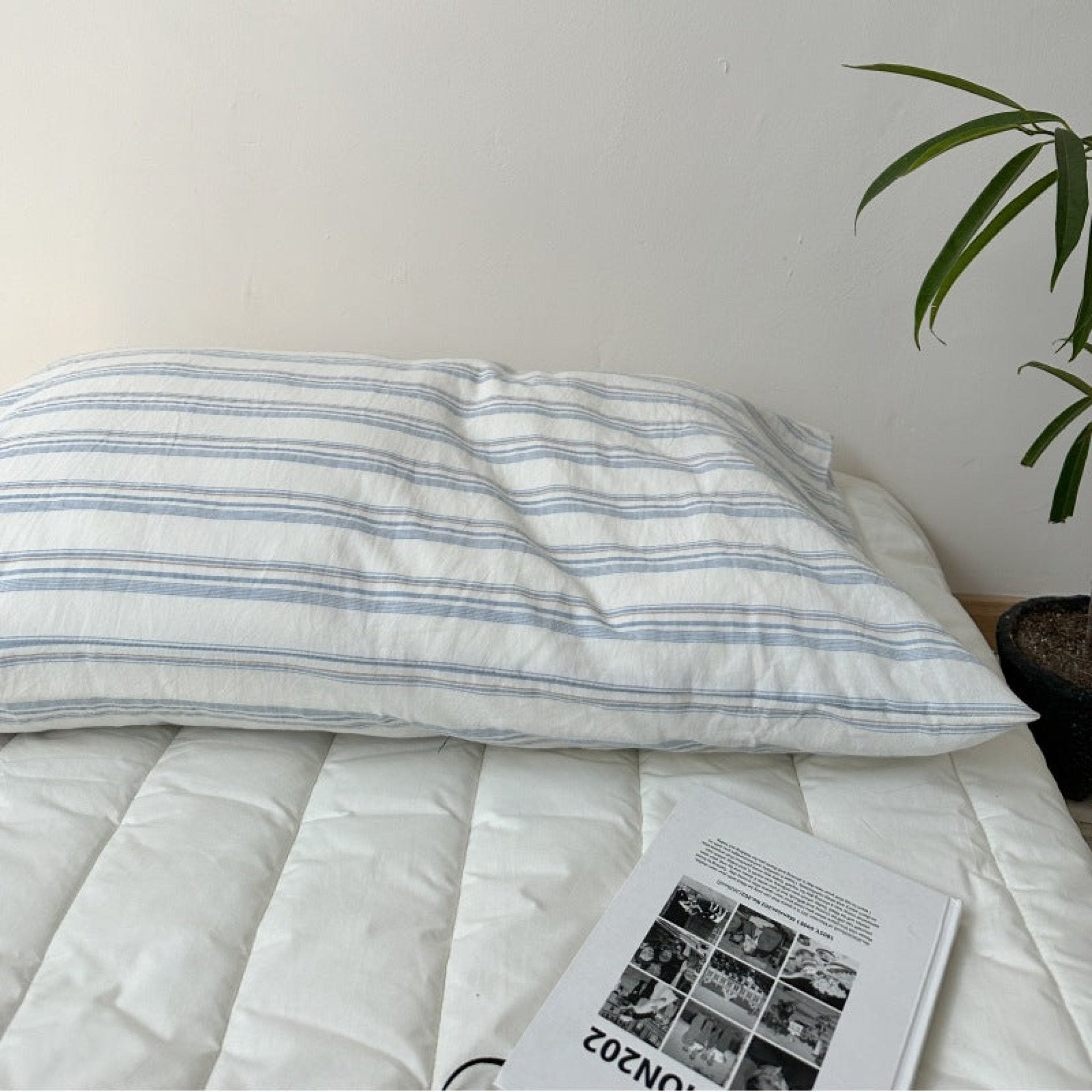 Breezy Stripe Washed Cotton Pillowcases - Ever Lasting