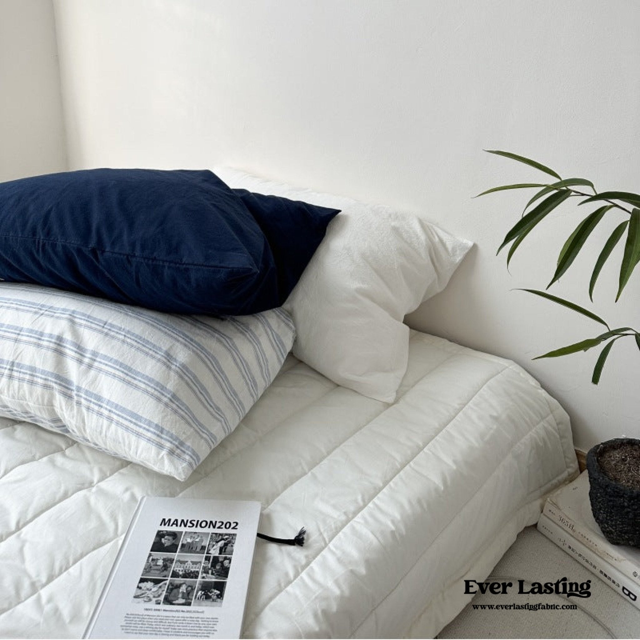 Breezy Stripe Washed Cotton Pillowcases - Ever Lasting