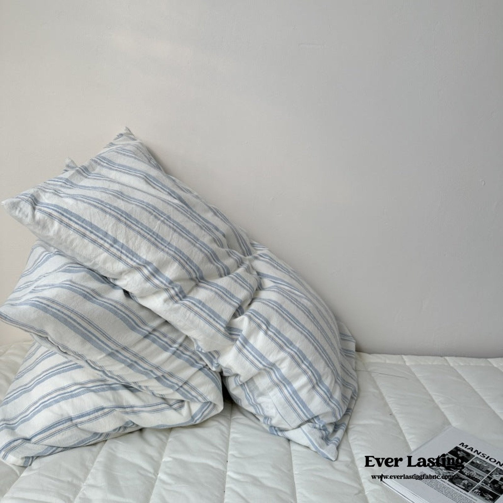 Breezy Stripe Washed Cotton Pillowcases - Ever Lasting