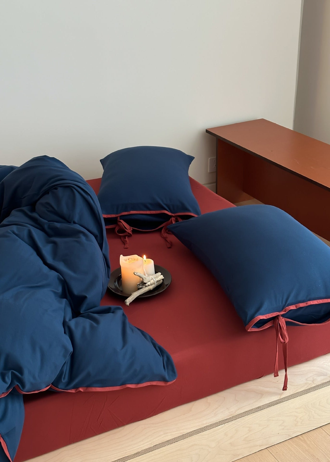 - Ever Lasting - Brianna Ribbon Tied Pillowcases (3 Shades) - Pillowcases - Ever Lasting