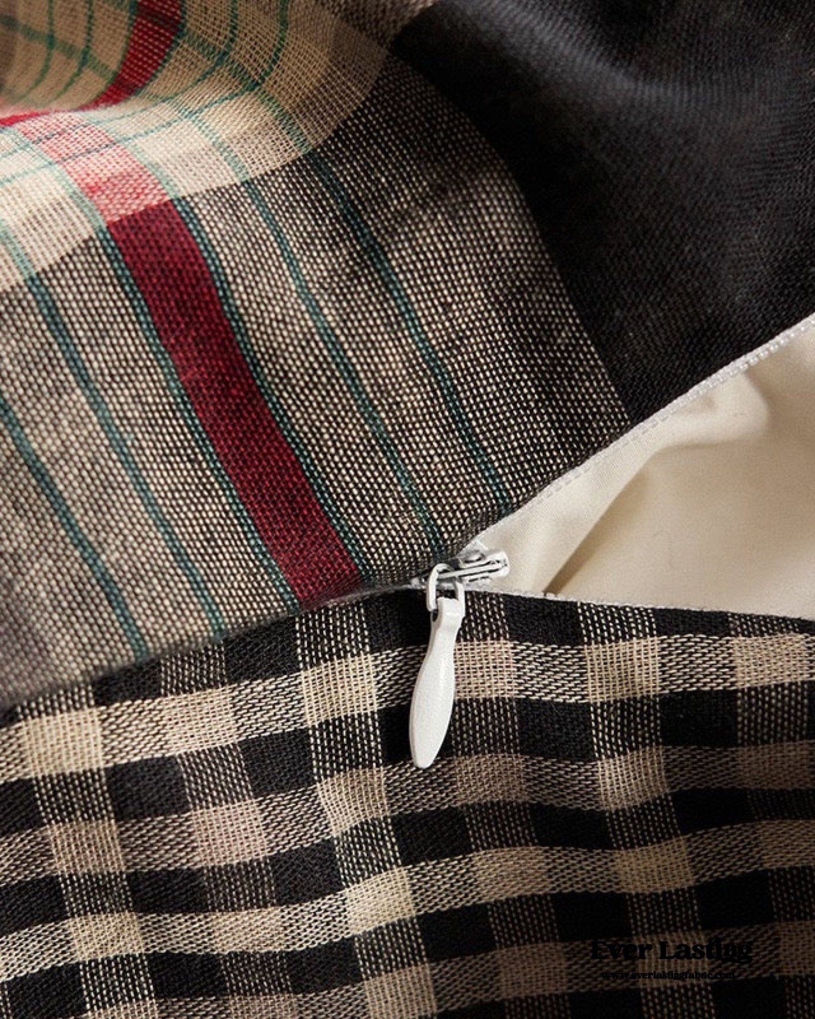 British Vintage Plaid Bedding Set / Brown - Ever Lasting