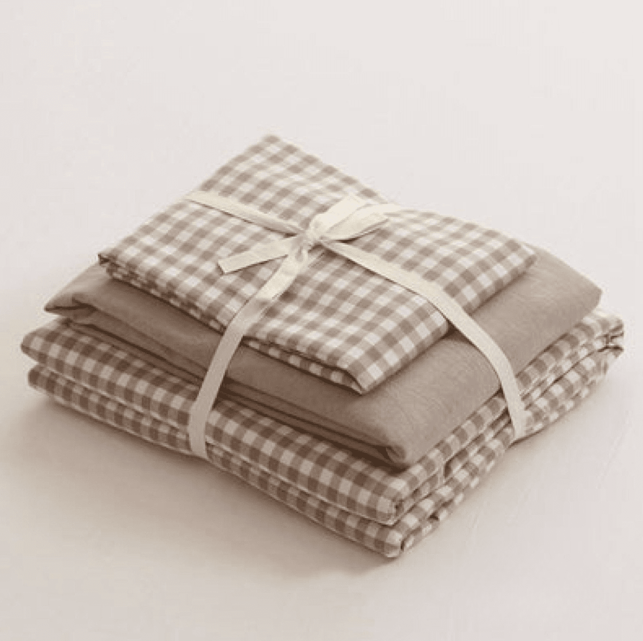 - Ever Lasting - Brown Gingham Bedding Set (Nordstrom) - Bedding Set - Ever Lasting