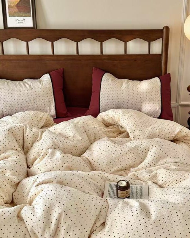 Camille French Plaid Bedding Set / Blue - Ever Lasting