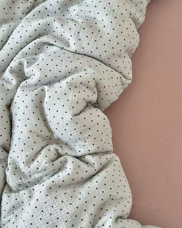 Camille French Plaid Bedding Set / Blue - Ever Lasting