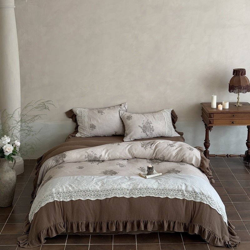 - Ever Lasting - Cassia Embroidered Lace Bedding Bundle - Bedding Bundle - Ever Lasting