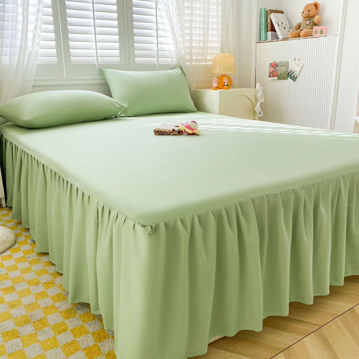-Ever Lasting - Cecelia Bed Skirt / Green - Ever Lasting