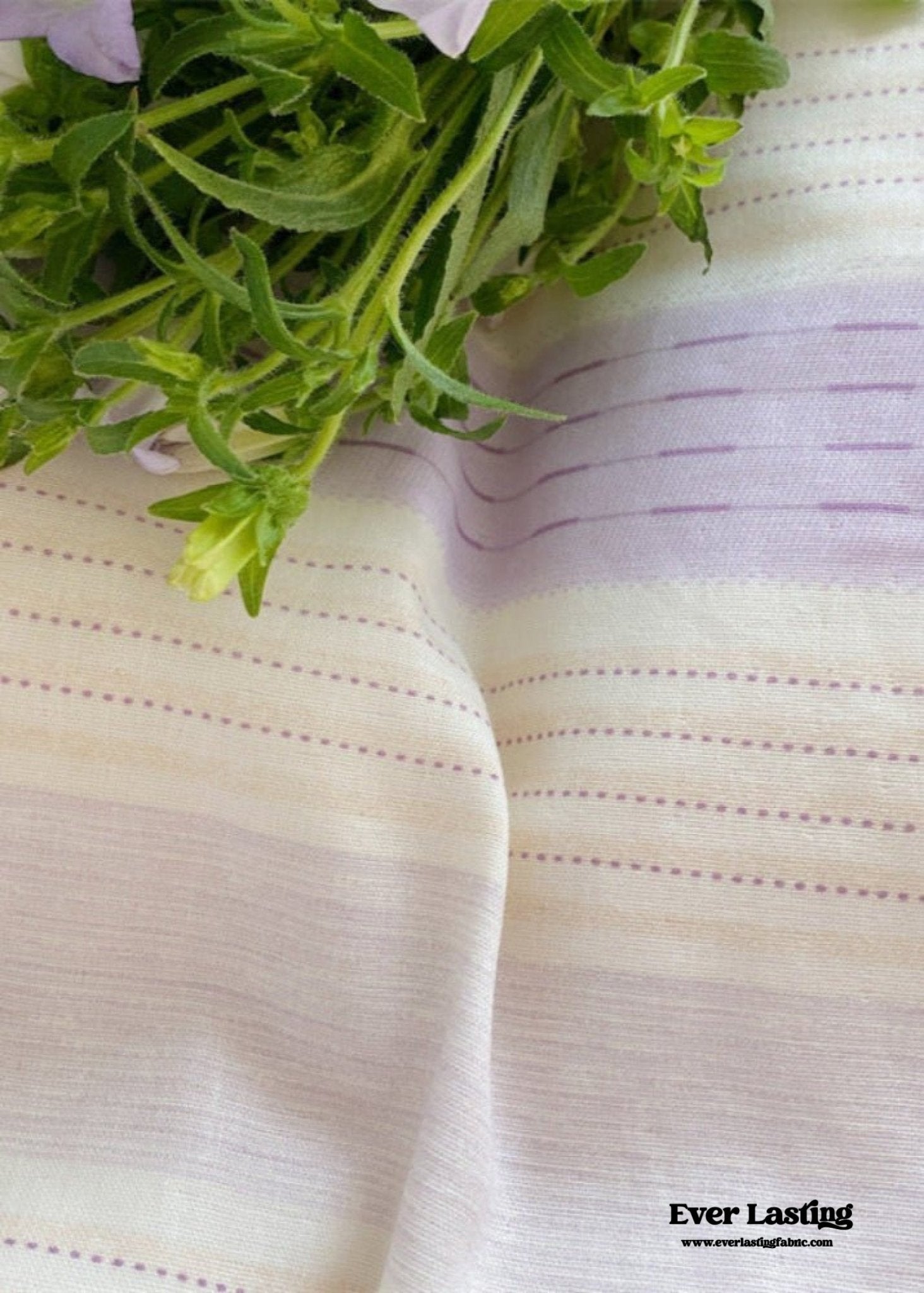 Cecilia Lace Ruffle Double Gauze Striped Bedding Set / Pink - Ever Lasting