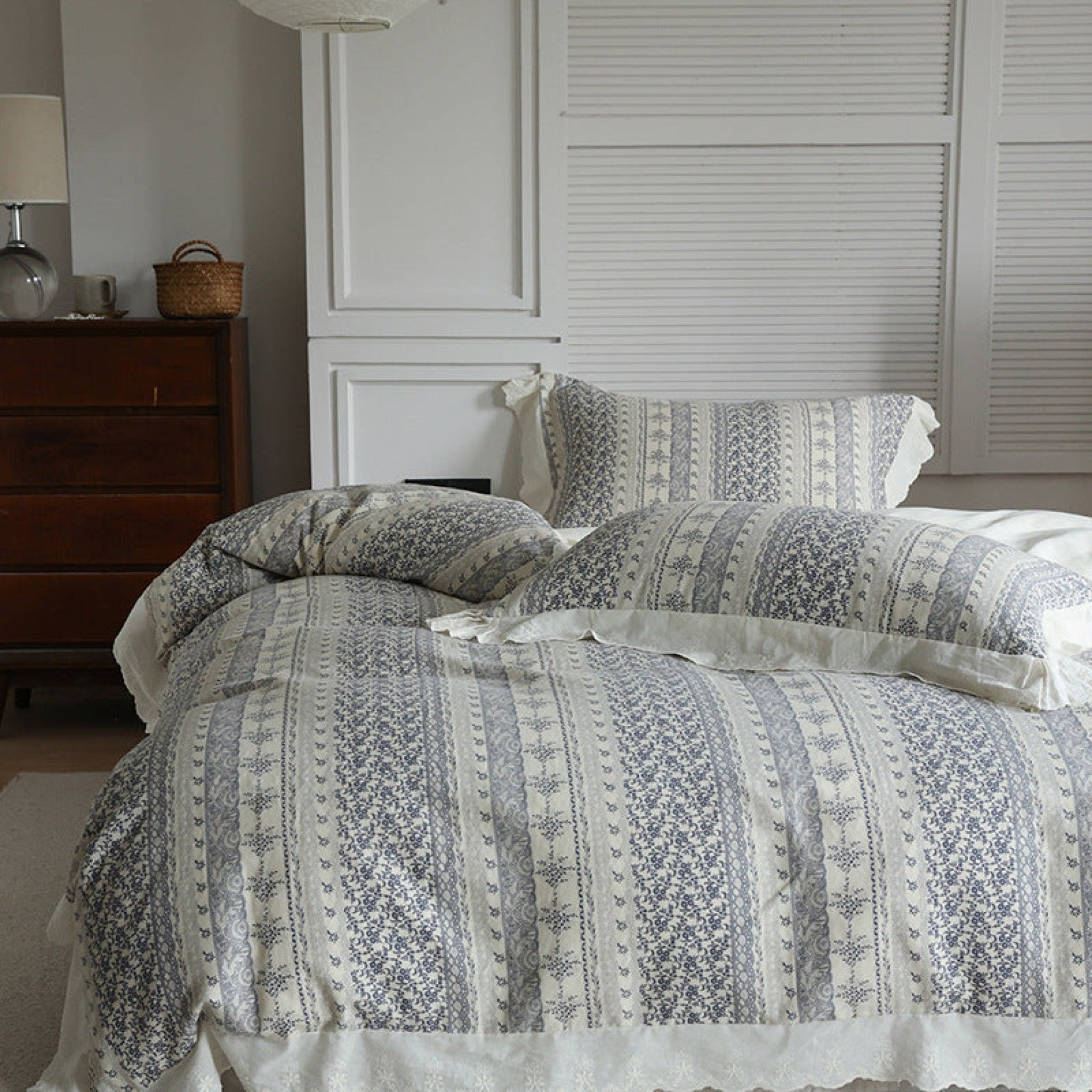 Colette French Double Gauze Bedding Set - Ever Lasting