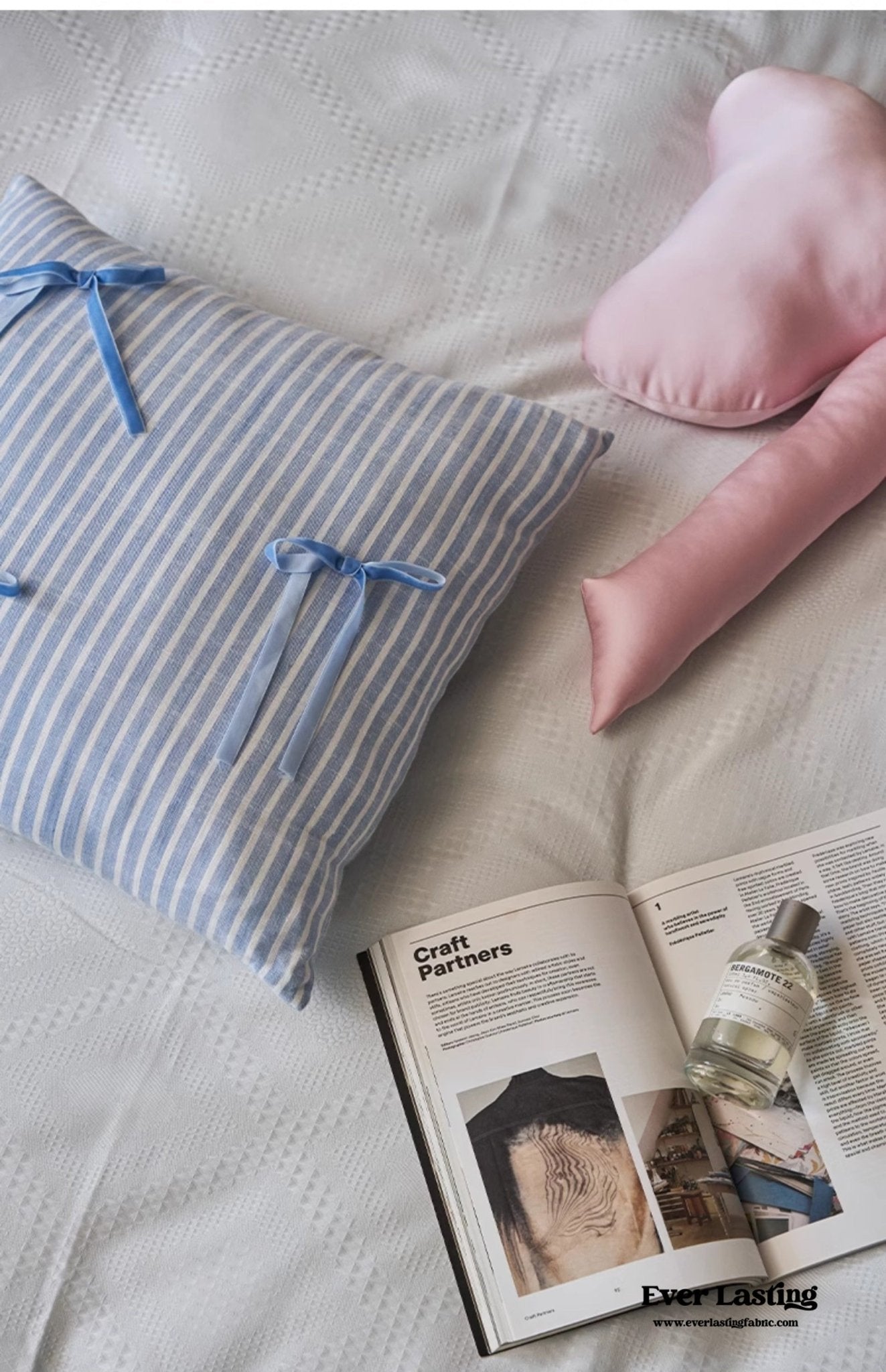 Coquette Cute Bow Shaped Decor Pillow / Pink - Ever Lasting